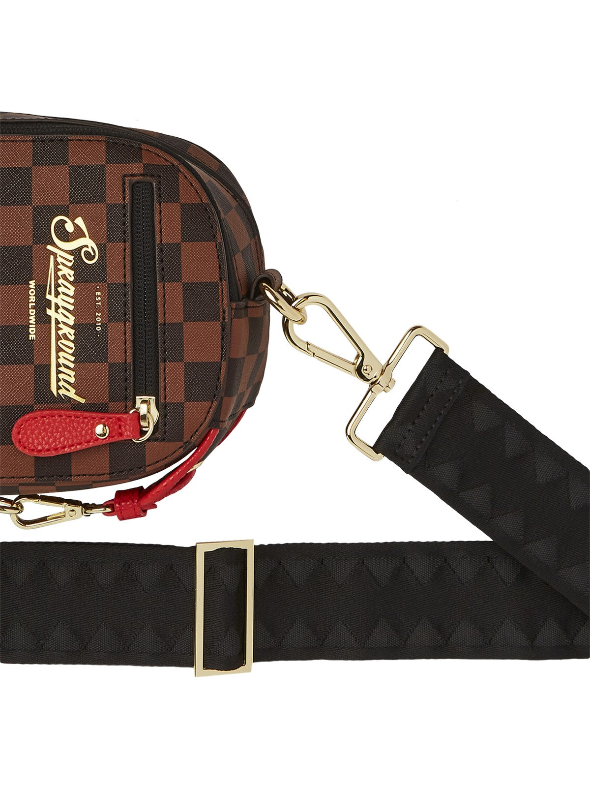 SPRAYGROUND Tracolla Uomo TAKEOVER THE THRONE BACKPACK SLING 910B6553NSZ Marrone gioboutiqueweb