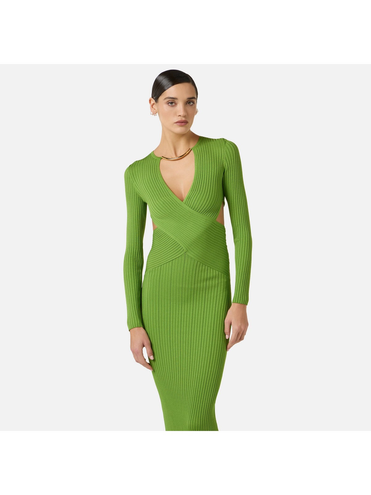 ELISABETTA FRANCHI Abito Donna  AM17S61E2 EV3 ALOE gioboutiqueweb