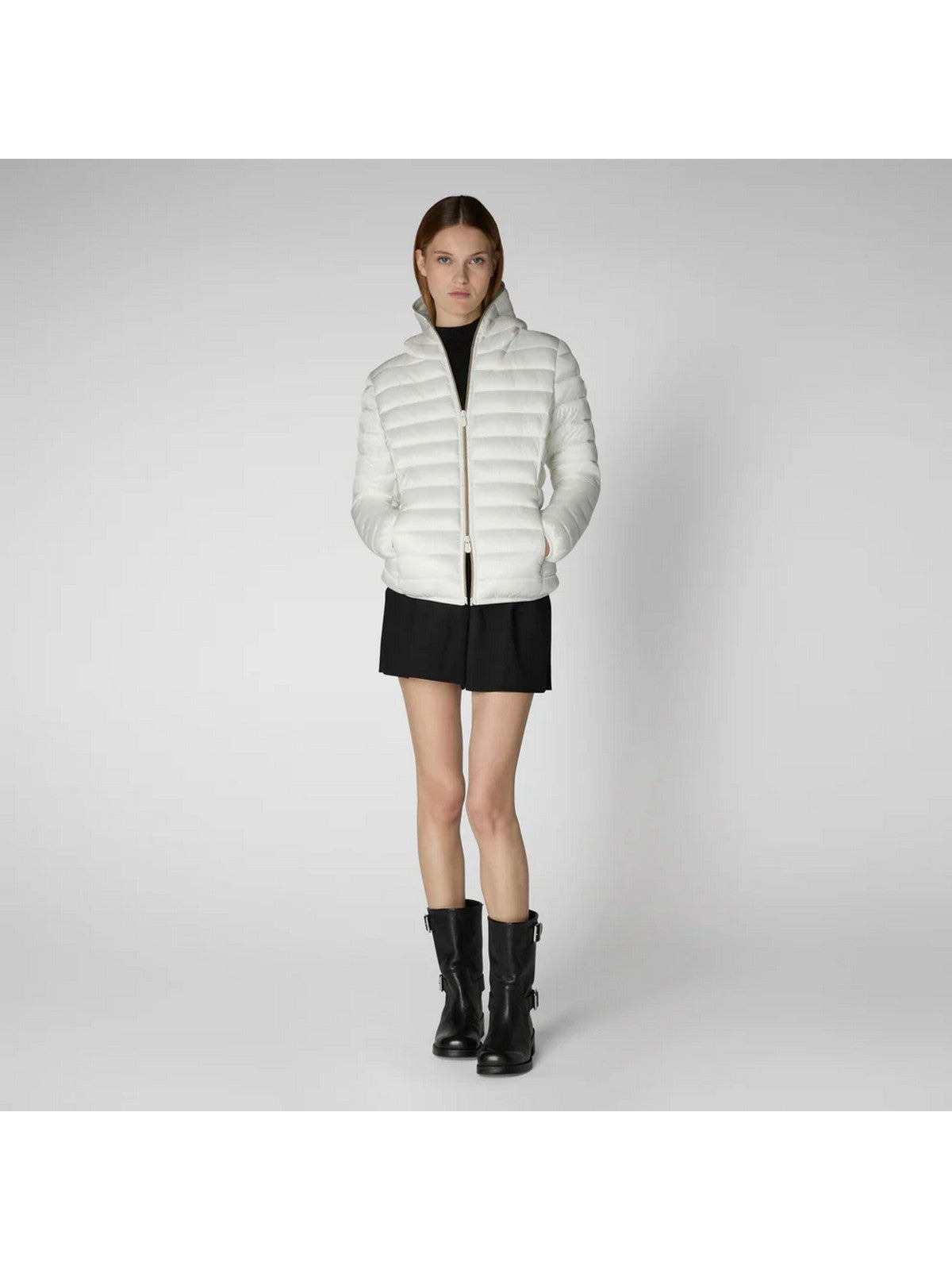 SAVE THE DUCK Piumino Donna Alexis D33620W IRIS19 00002 Bianco gioboutiqueweb