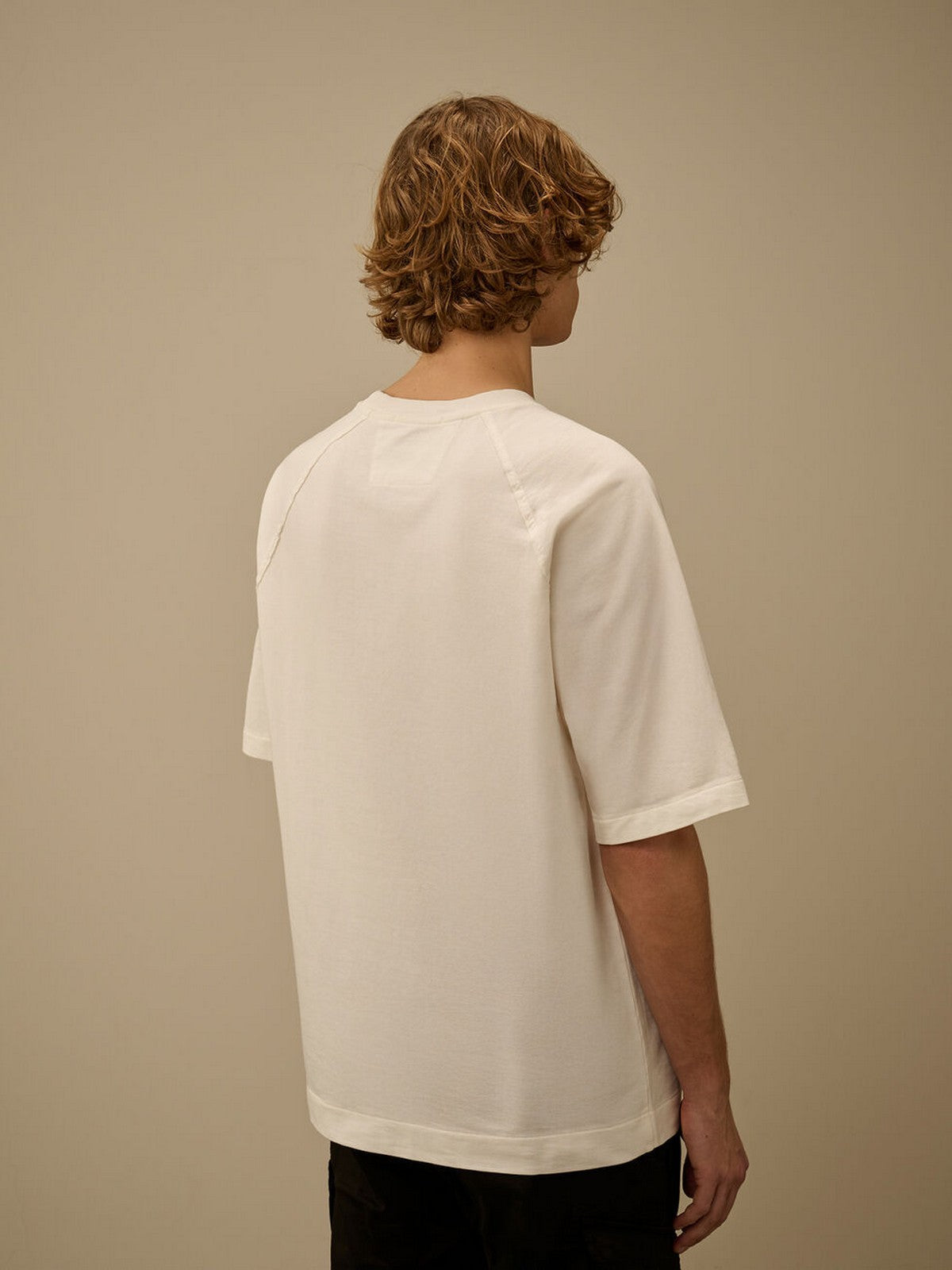 C.P. COMPANY T-shirt Uomo  20CMSS034A002246G 103 103 - GAUZE WHITE