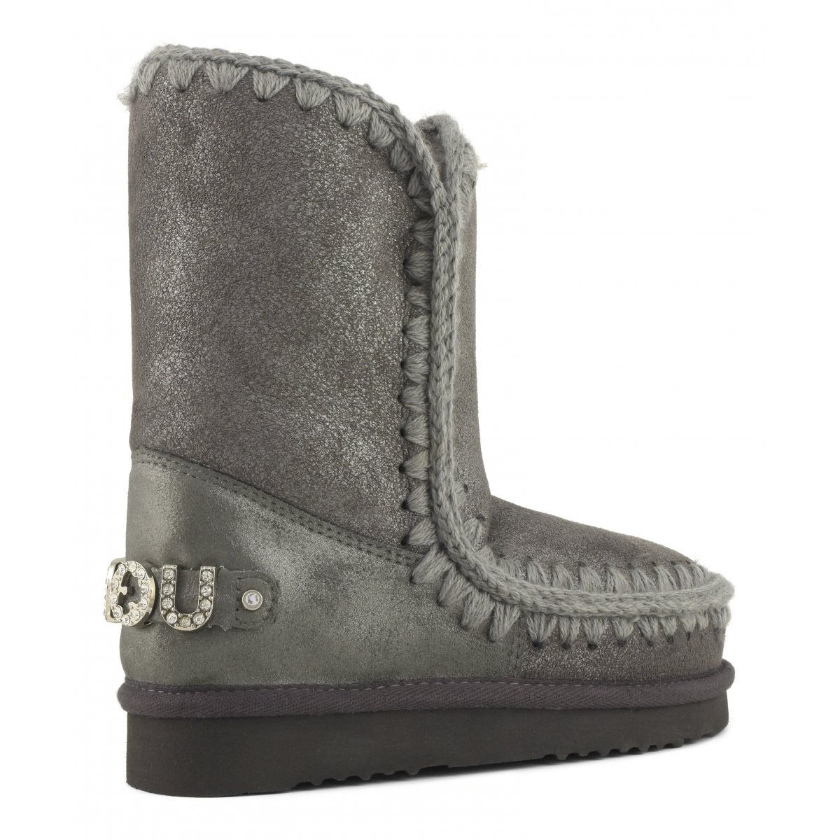 MOU Stivali e Stivaletti Donna Eskimo 24  rhinestones logo MU.FW101037B DUIRO Dust Iron gioboutiqueweb