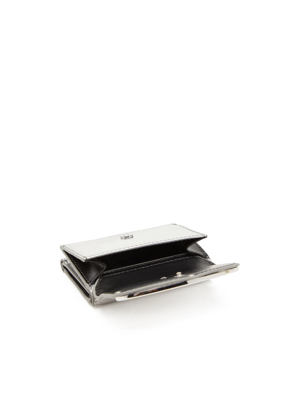 DIESEL Portafoglio Donna 1DR 1DR TRI FOLD COIN XS II WALLET X09887 PS202 H0535 981 - SILVER