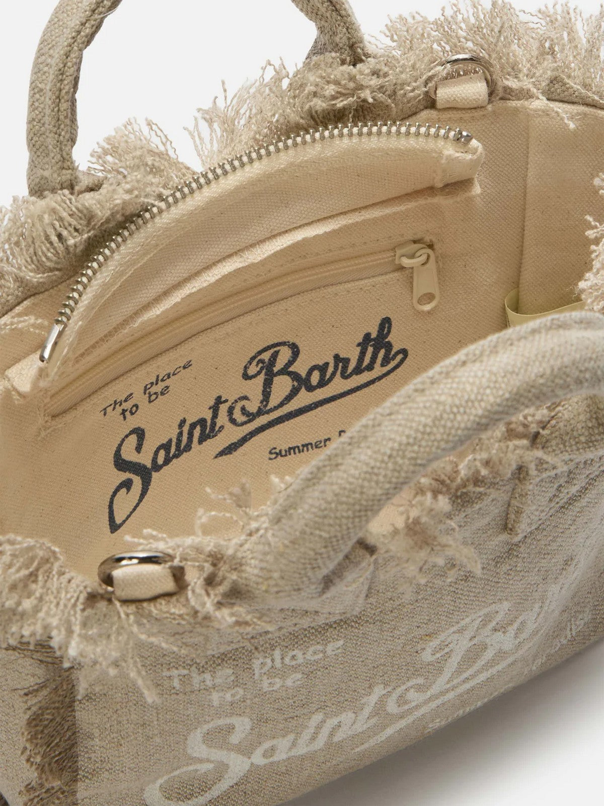 MC2 SAINT BARTH Borsa Donna  VANITY MINI LINEN 01139L LINEN 11 BEIGE gioboutiqueweb
