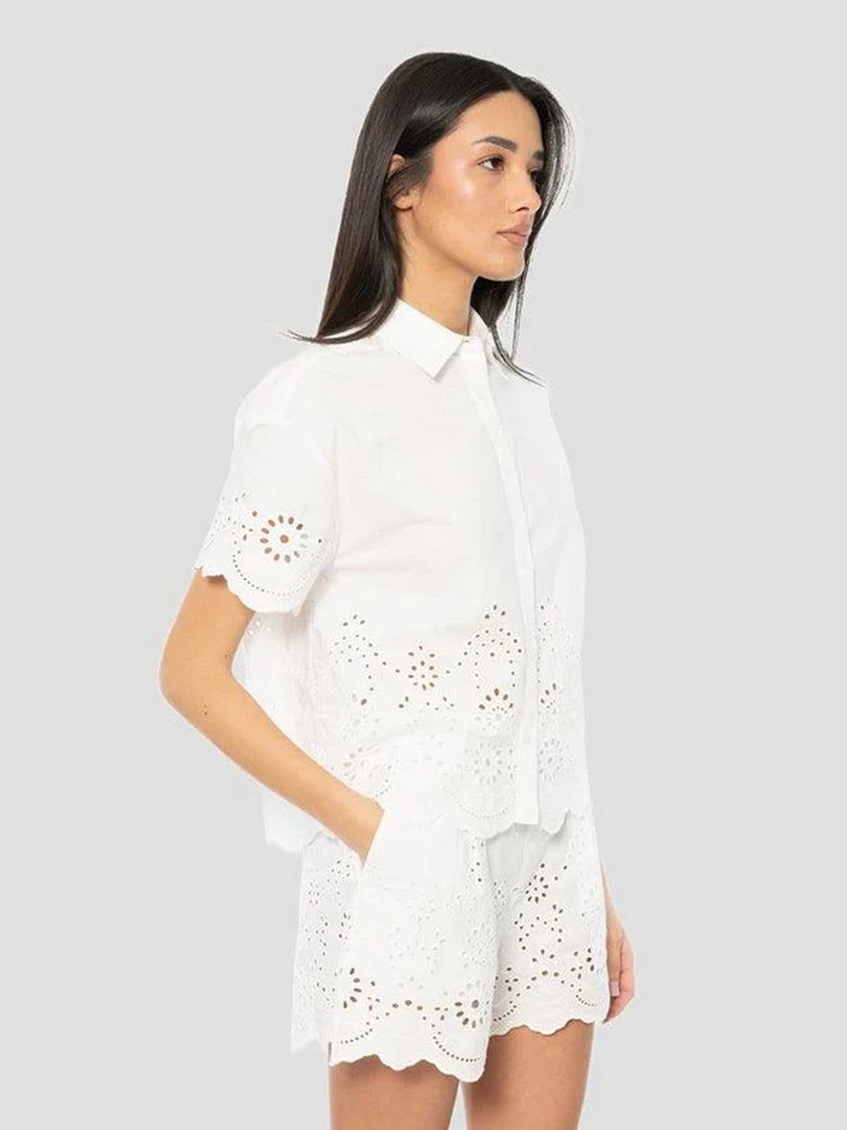 MC2 SAINT BARTH Blusa Donna  CLEMENTINE 01315L SANGALLO MORRIS FLOWER EMBRY 01