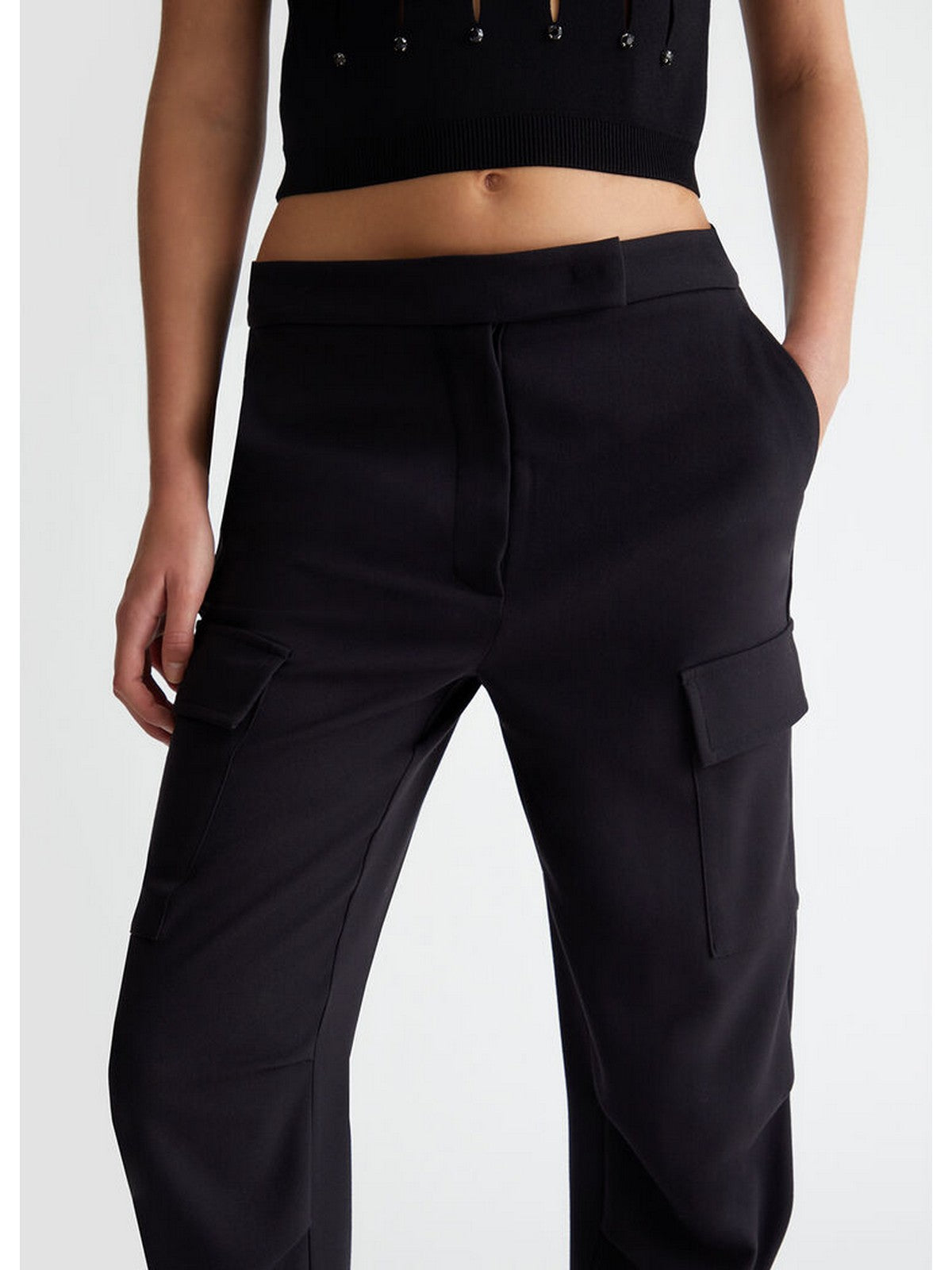 LIU JO BLACK Pantalone Donna  CF4449T2624 22222 Nero gioboutiqueweb