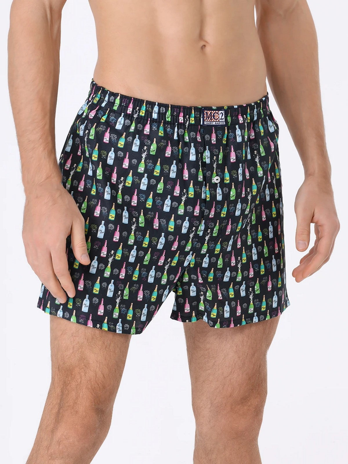 MC2 Saint Barth Batomio Disfraz Men Lighting Micro Fantasy 04346f Negro