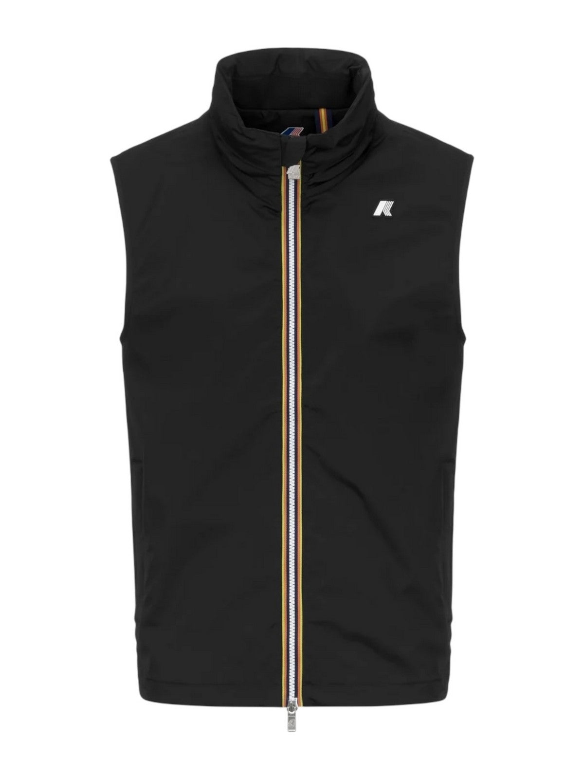 K-WAY Gilet Uomo Valen Stretch Nylon Jersey K3123TW USY BLACK PURE gioboutiqueweb