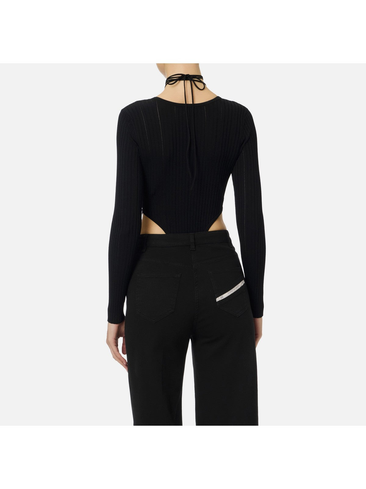 ELISABETTA FRANCHI Body Donna  BK83S61E2 110 Nero gioboutiqueweb