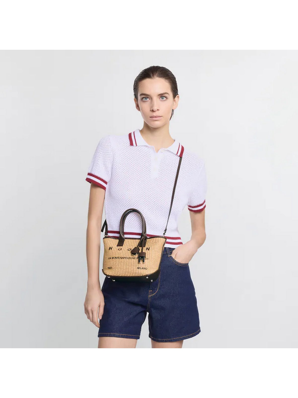 HOGAN Borsa Donna  KBW01TA5100UYI7E06 C013(CREMA CHIARO)+S610(COCONUT) gioboutiqueweb