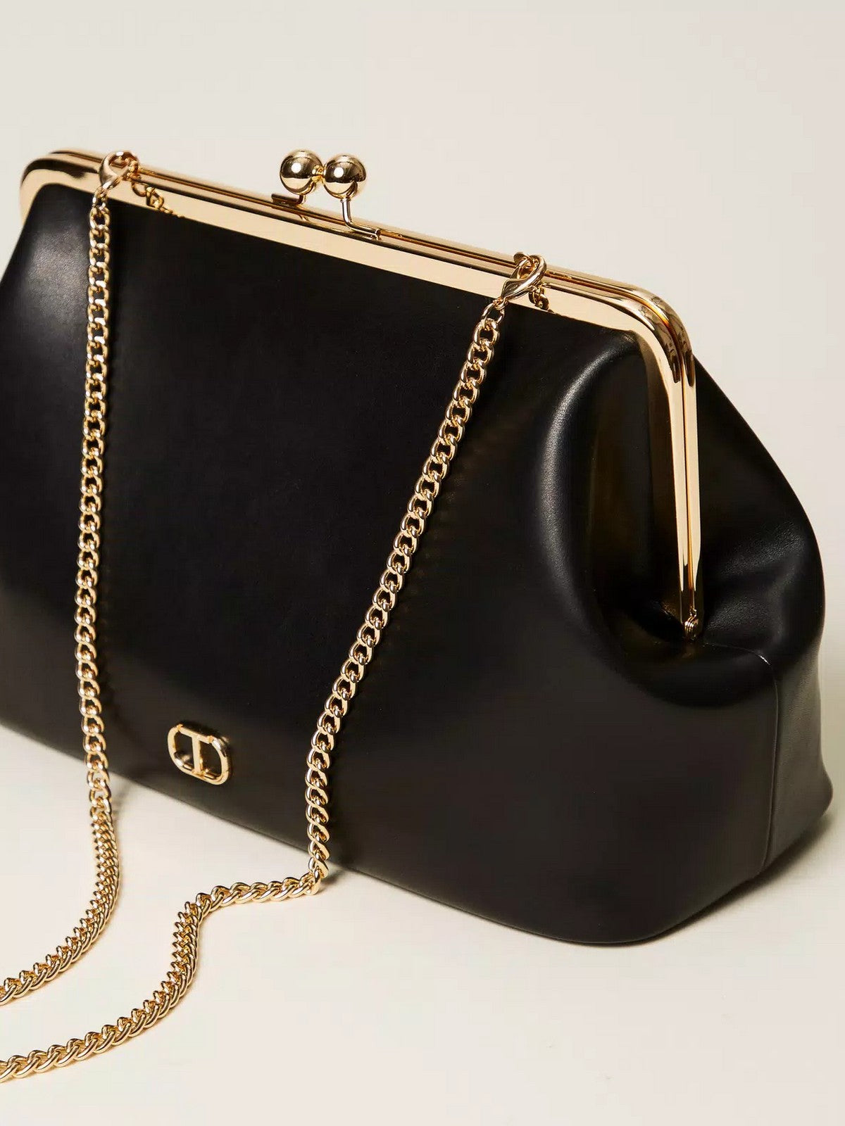 TWINSET Borsa Donna PASSEPARTOUT 252TD8330 00006 Nero gioboutiqueweb