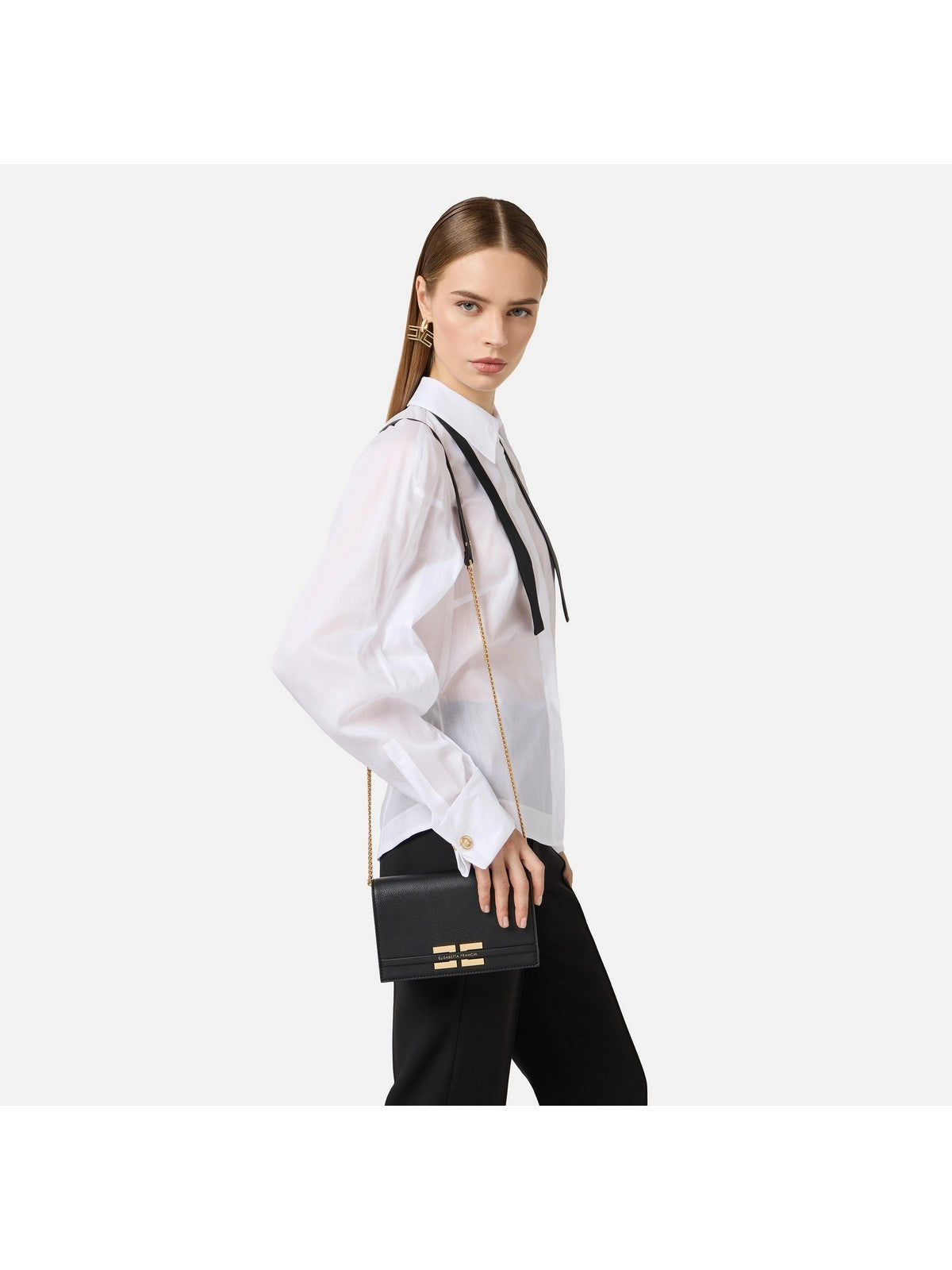 ELISABETTA FRANCHI Borsa Donna  BS40A61E2 110 NERO                     S gioboutiqueweb