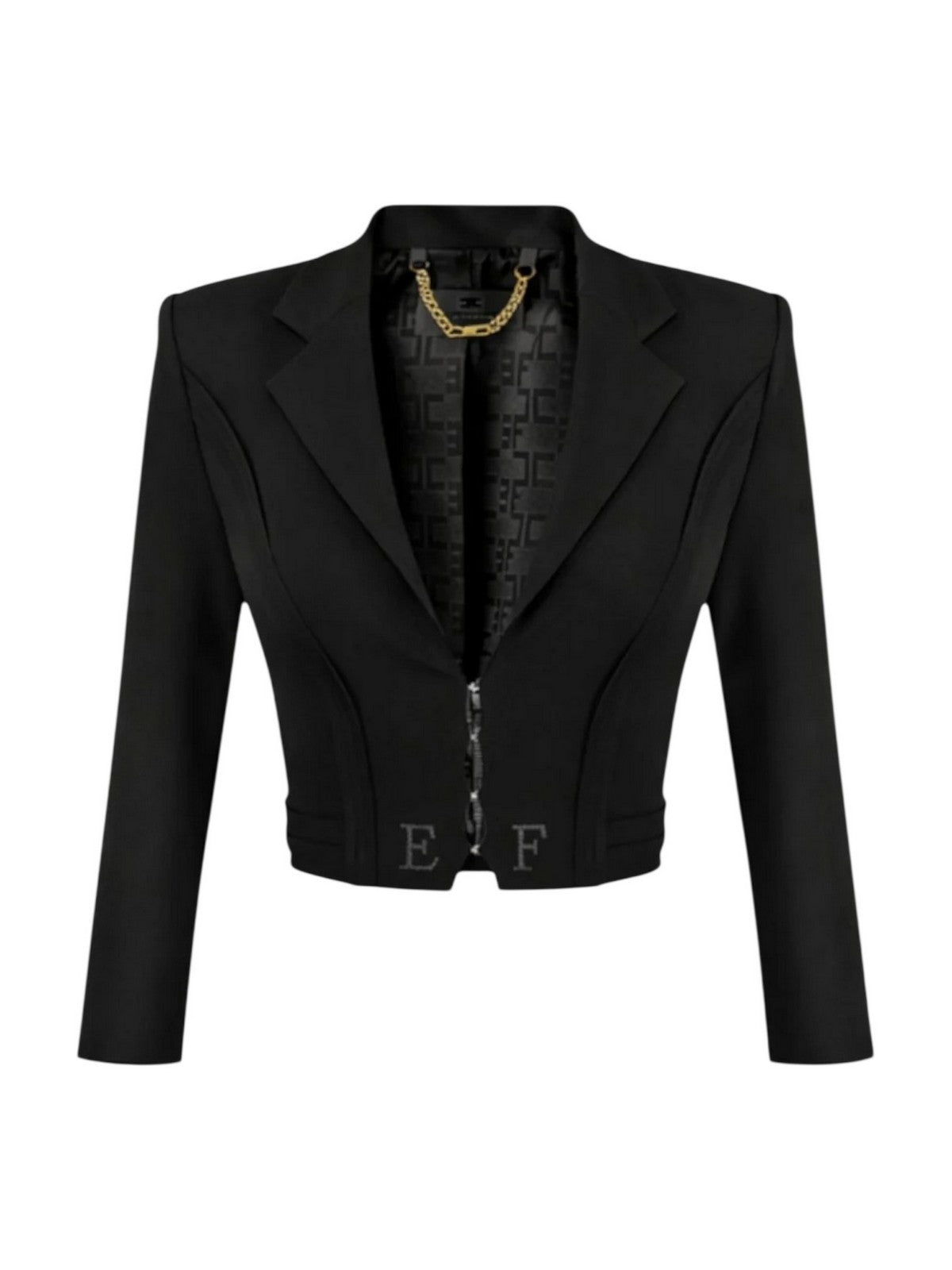 ELISABETTA FRANCHI Giacca Donna  GI22261E2 110 Nero gioboutiqueweb
