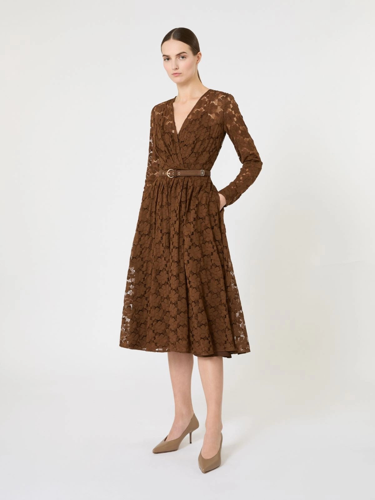 MAX MARA STUDIO Abito Donna MSTAGRUME 2616631011600 002 CIOCCOLATO