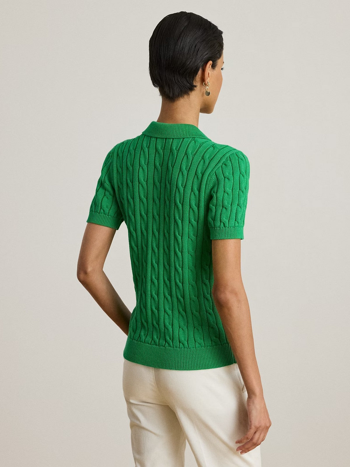LAUREN RALPH LAUREN Polo Donna NATRISSA-SHORT SLEEVE-PULLOVER 200932224 015 STEM gioboutiqueweb