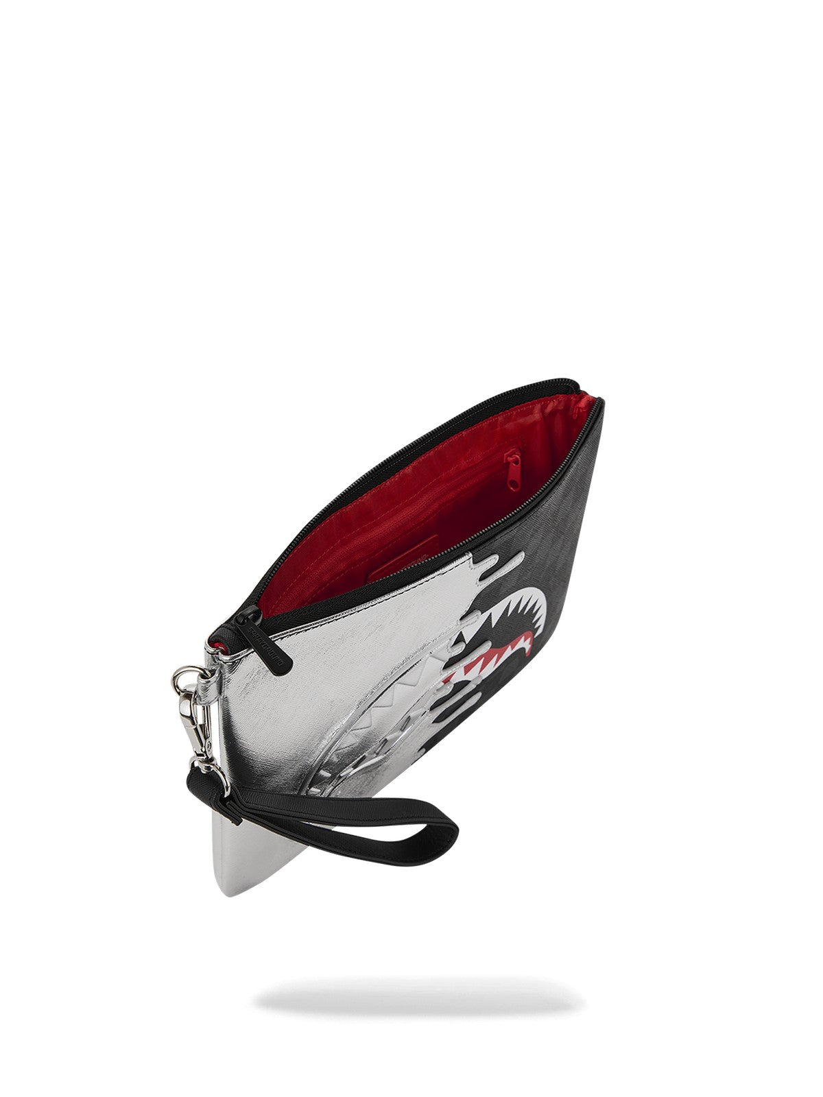 SPRAYGROUND Pochette Unisex adulto SILVER SIDE DRIP BLACK CHECK CROSSBODY POUCHETTE 910B8929NSZ Nero