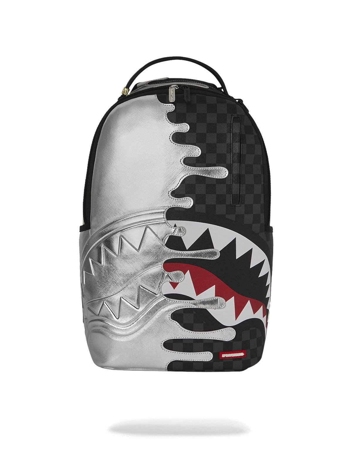 SPRAYGROUND Zaino Unisex adulto SILVER SIDE DRIP BLACK CHECK DLXSV BACKPACK 910B8940NSZ Nero