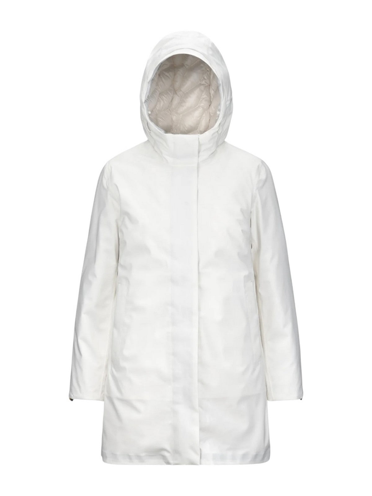 K-WAY Giubbino Donna Mathiel bonded padded K5136DW B2Z WHITE GARDENIA COMBO