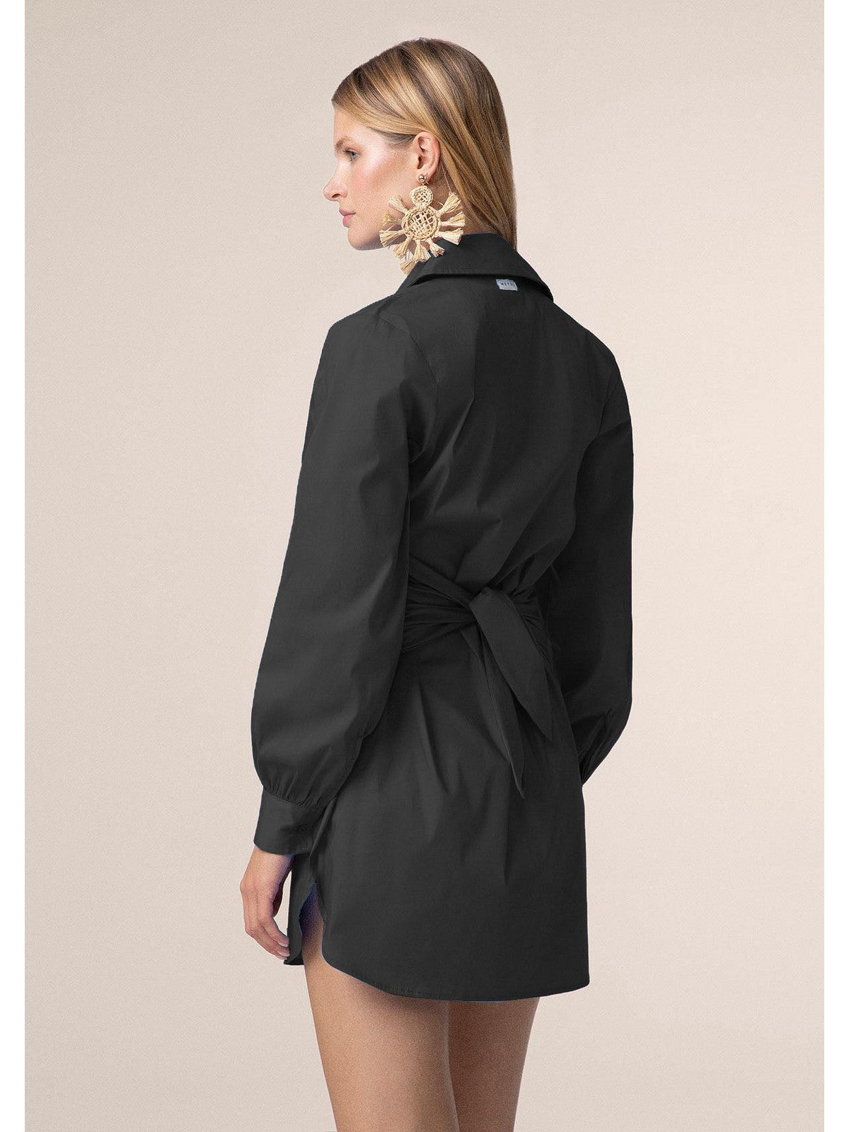 ME FUI Copricostume Donna  MF25-0109BK BLACK gioboutiqueweb