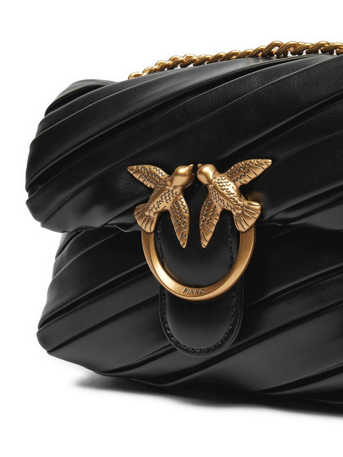 Pinko Woman Bag Love Puff Baby Cl Recykling PU 100040-A1v9 Z99Q Black