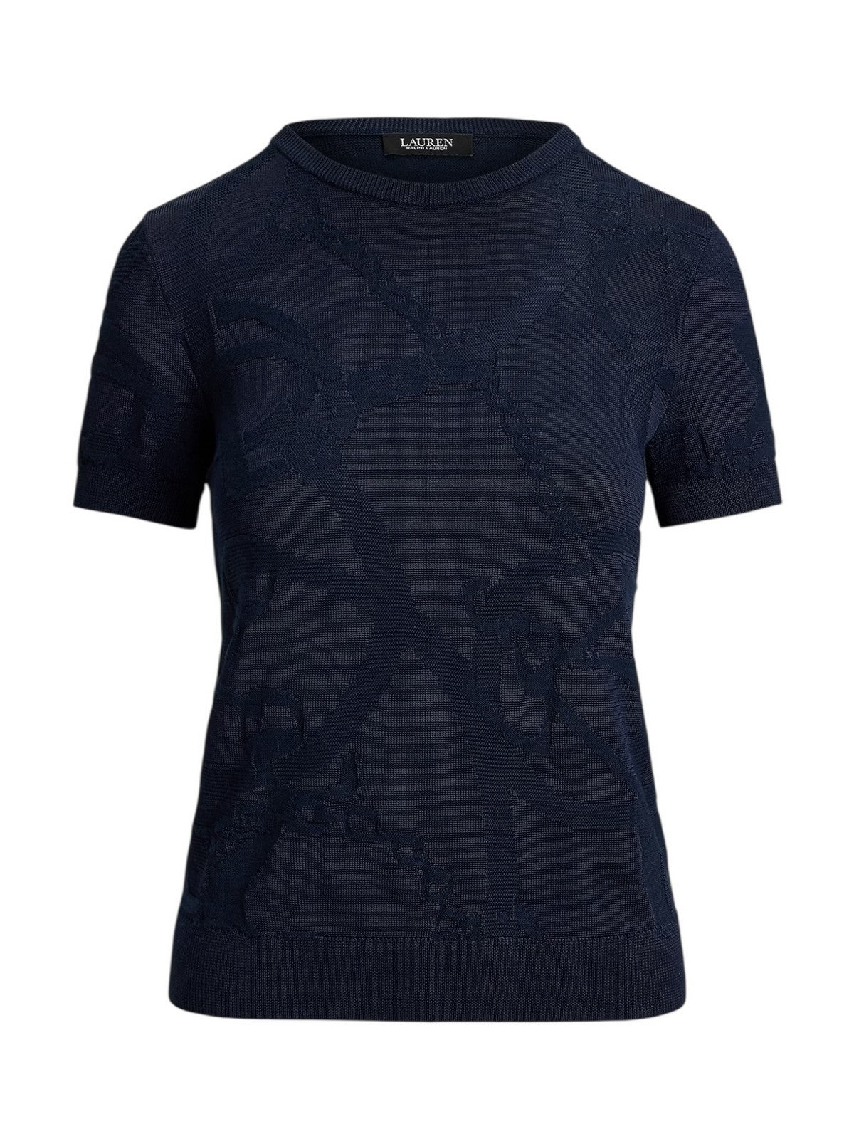 LAUREN RALPH LAUREN Maglia Donna EYELAH-SHORT SLEEVE-PULLOVER 200P03475 002 LAUREN NAVY