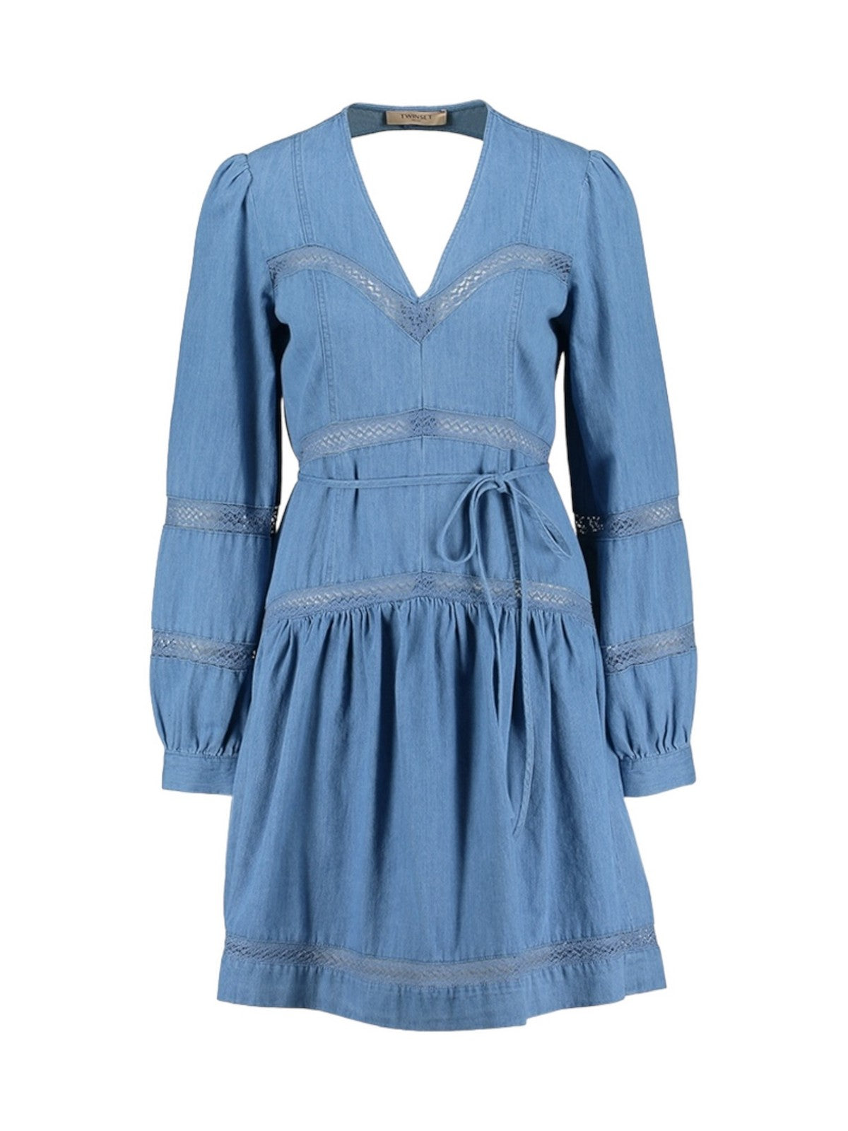 Twinset woman dress 241tp2690 01611 blue
