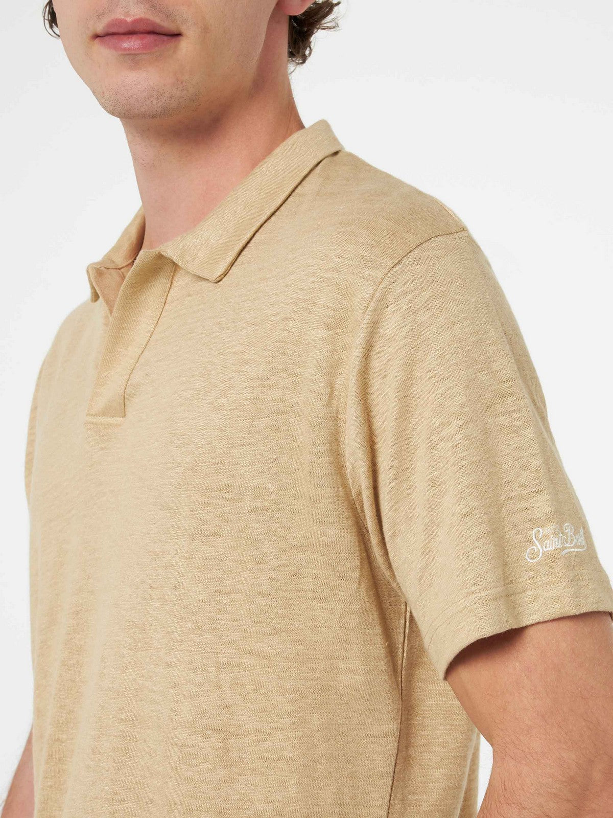 MC2 SAINT BARTH T-Shirt e Polo Uomo  FRASER 00023F Beige gioboutiqueweb