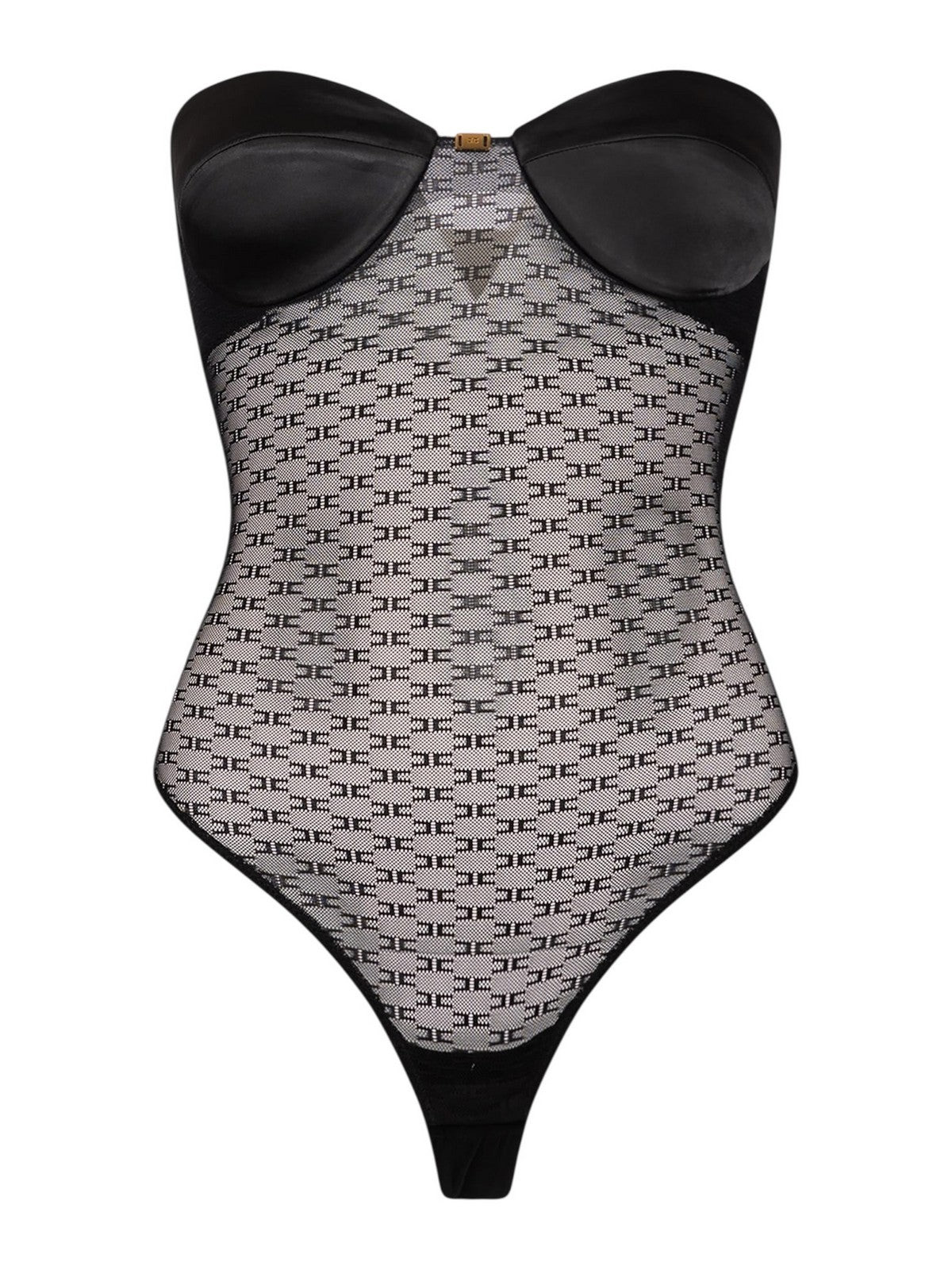 ELISABETTA FRANCHI Body Donna  BO02662E2 110 Nero gioboutiqueweb