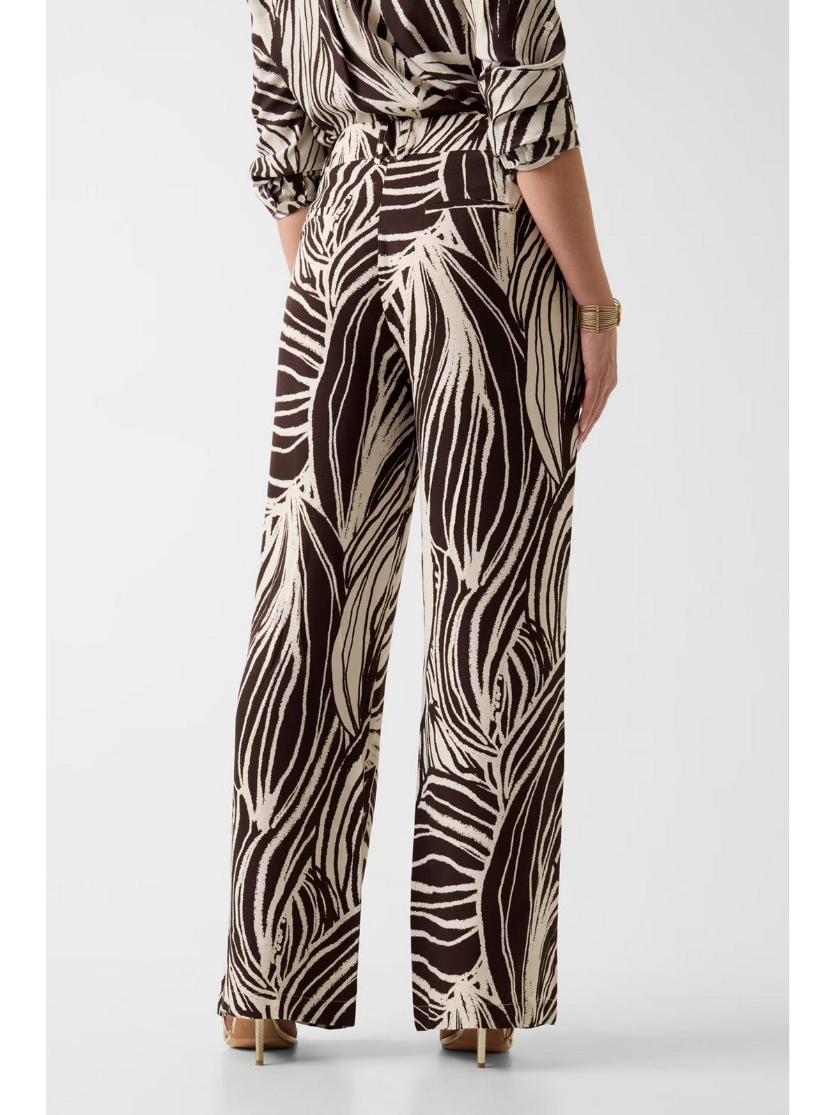 GUESS Pantalone Donna BASTIENNE WIDE LEG TROUSER W6GB19 W1972 PMIC WILD ESCAPE PRINT gioboutiqueweb