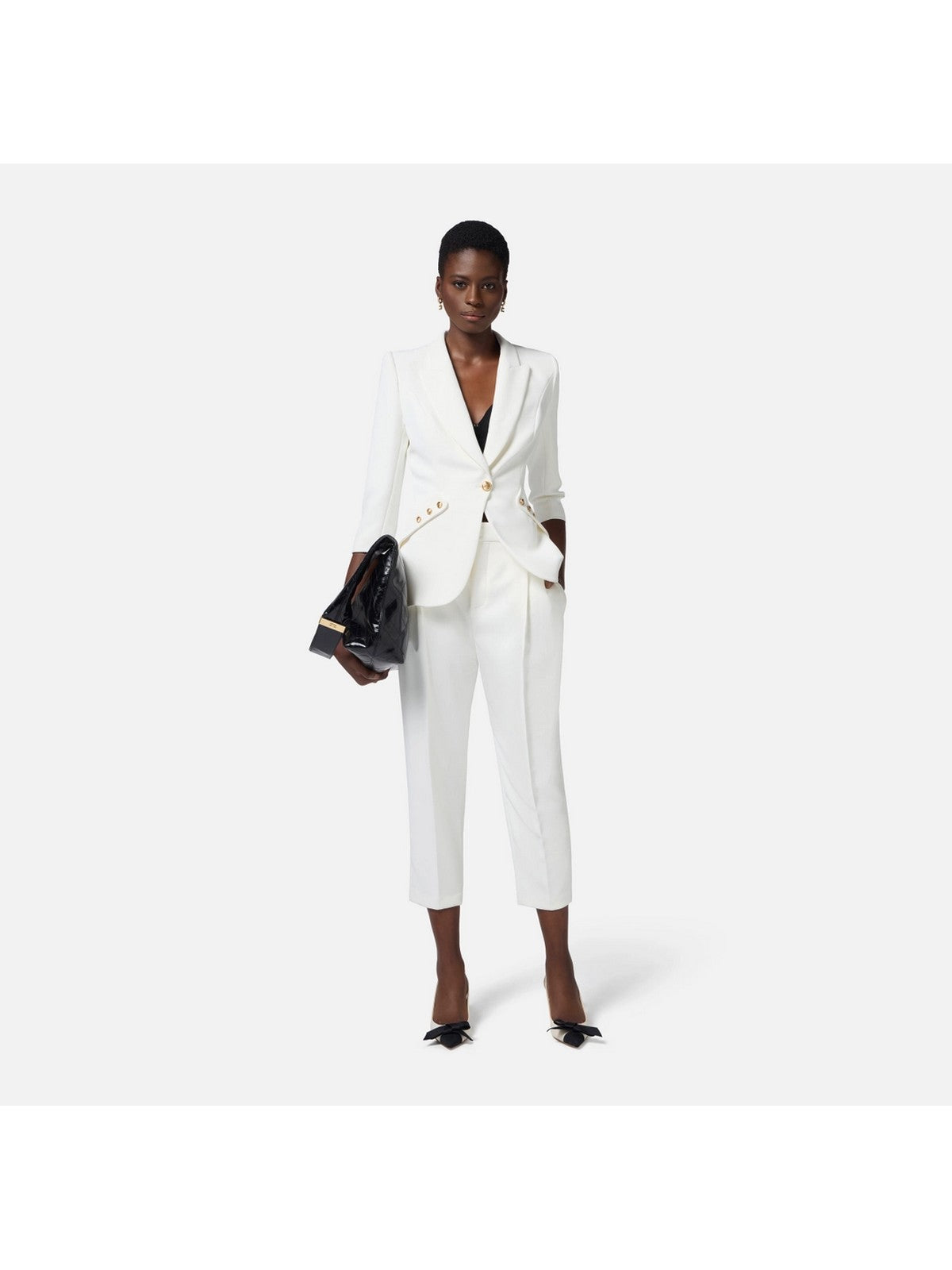 ELISABETTA FRANCHI Giacca Donna  GI16452E2-360 Avorio gioboutiqueweb