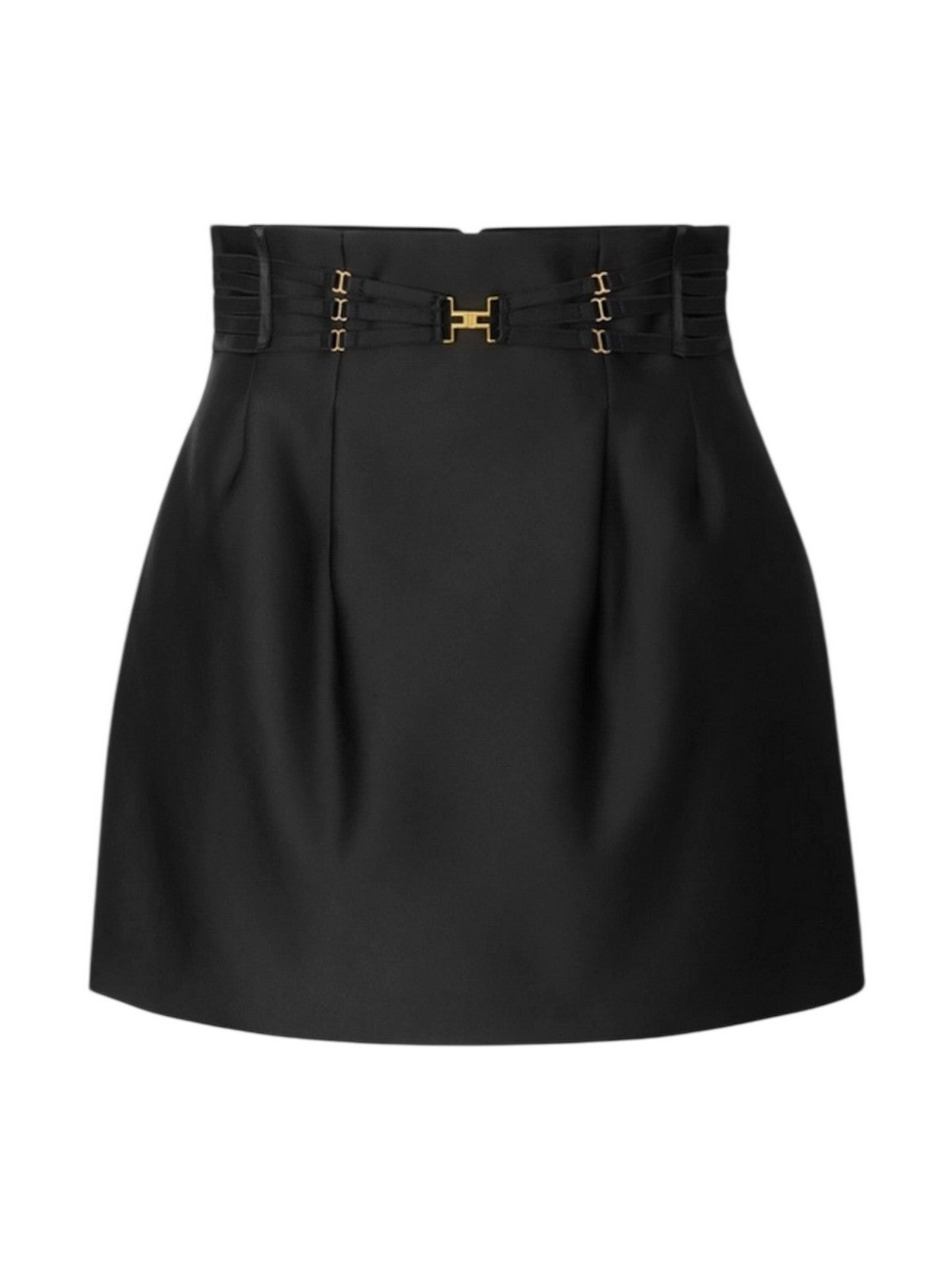 ELISABETTA FRANCHI Gonna Donna  GO18962E2 110 Nero gioboutiqueweb
