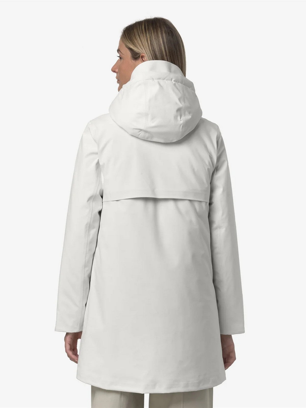 K-WAY Giubbino Donna Mathiel bonded padded K5136DW B2Z WHITE GARDENIA COMBO