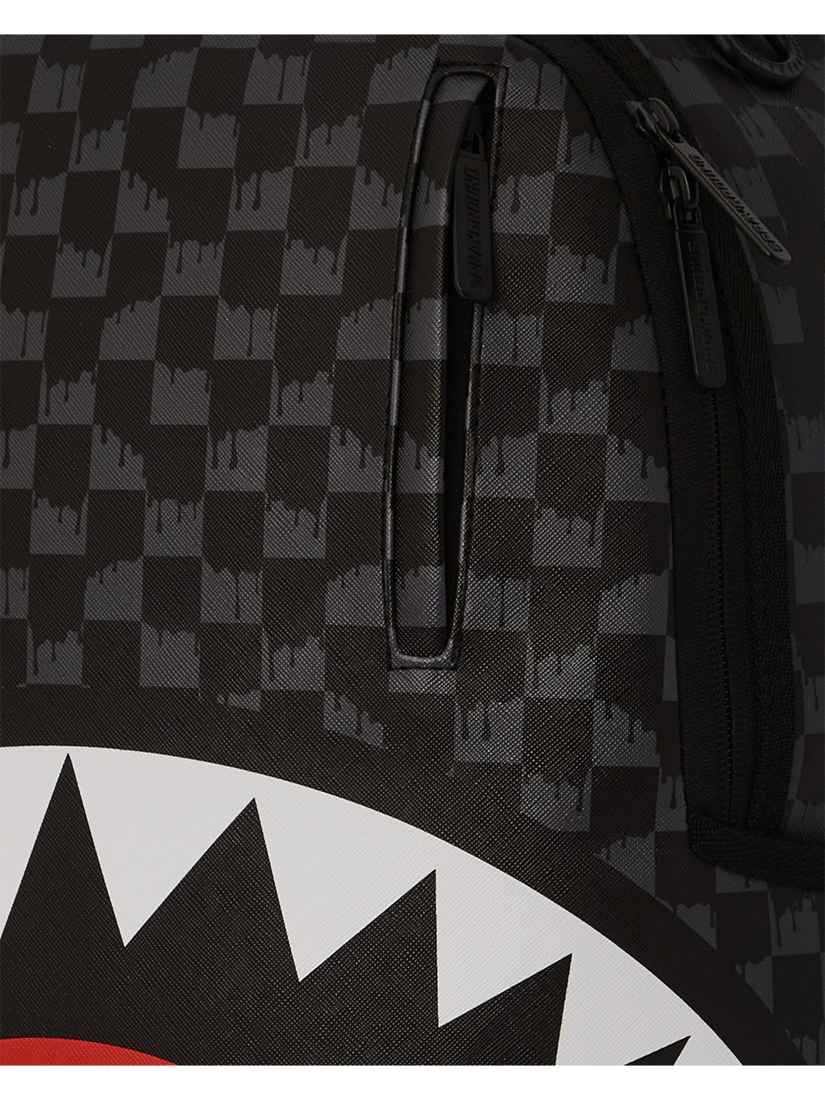 SPRAYGROUND Zaino Uomo DRIP CHECK SHARK 910B6020NSZ Nero gioboutiqueweb
