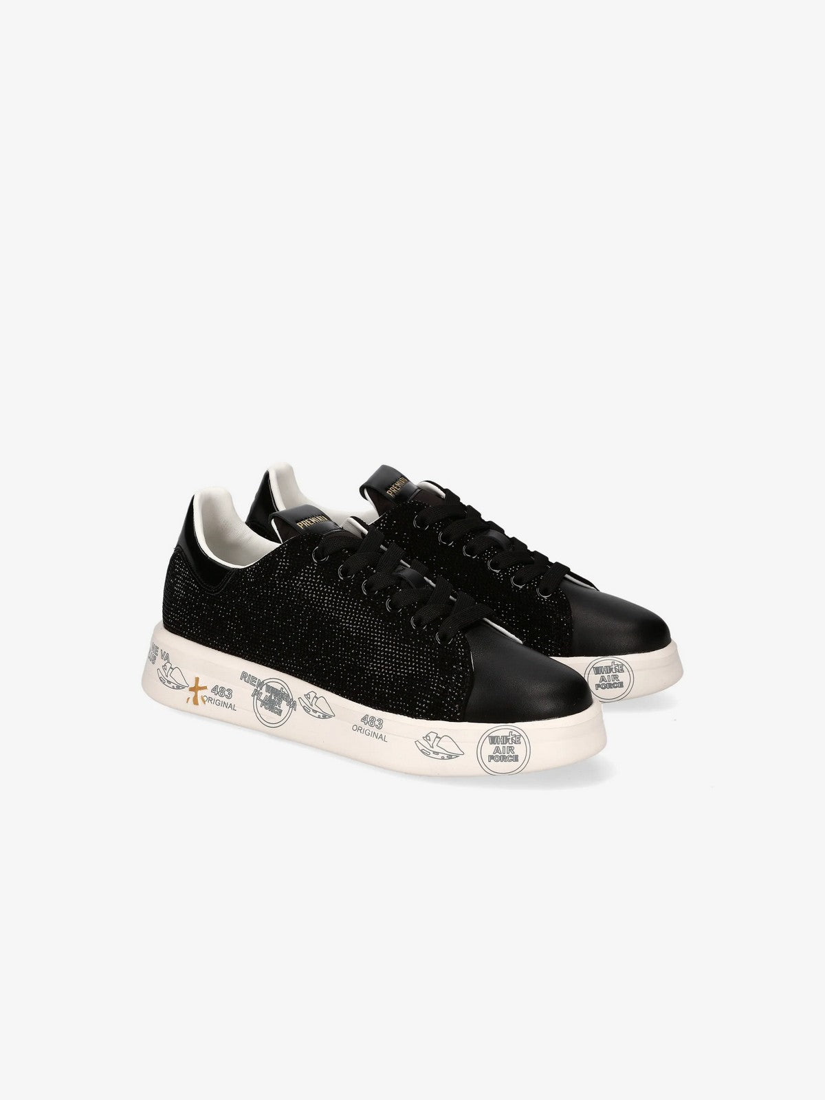 PREMIATA Sneaker Donna  BELLE VAR 7813 BLACK gioboutiqueweb
