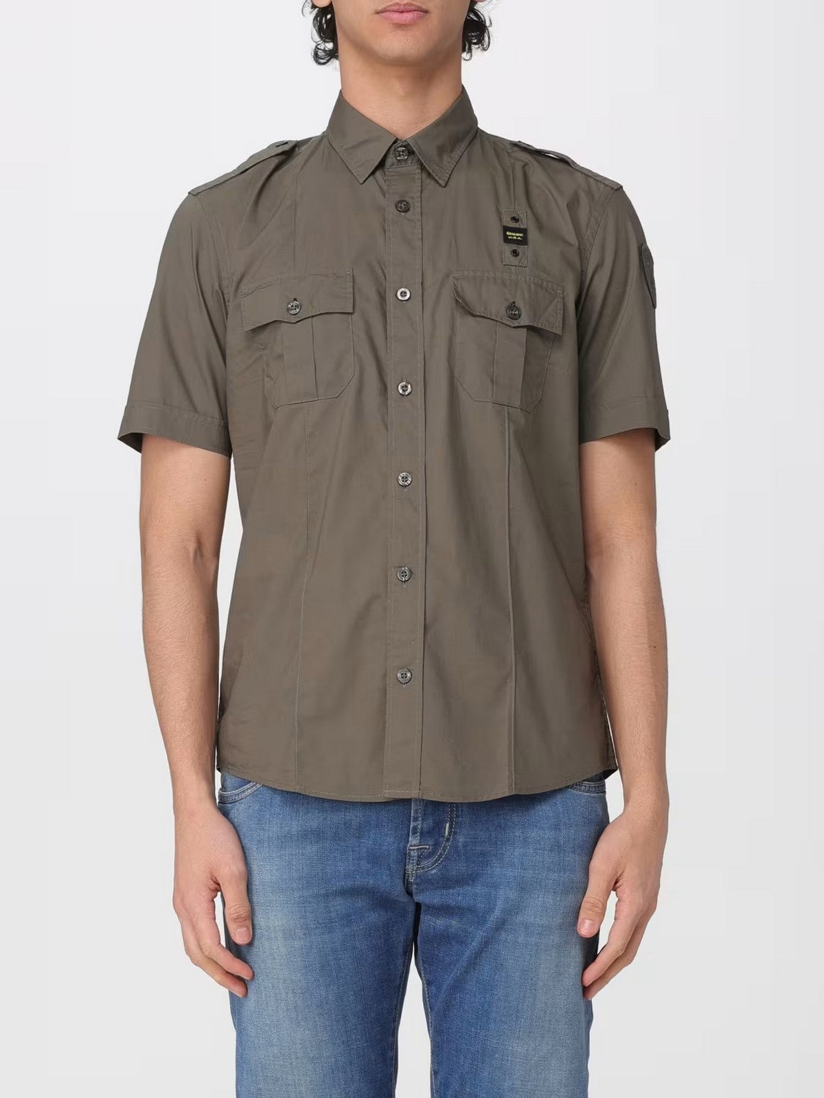 BLAUER Camicia Uomo BENSON 26SBLUS02271 007502 60H GREEN 60H