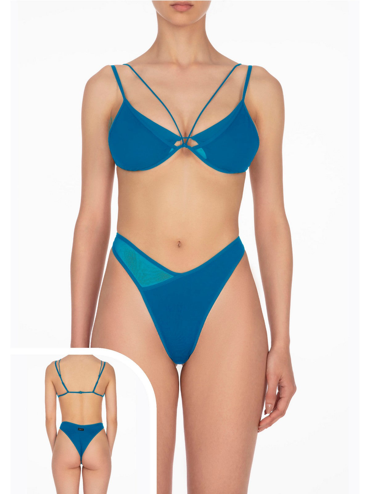 ME FUI Costume da bagno Donna  MF24-0700TQ Turchese gioboutiqueweb