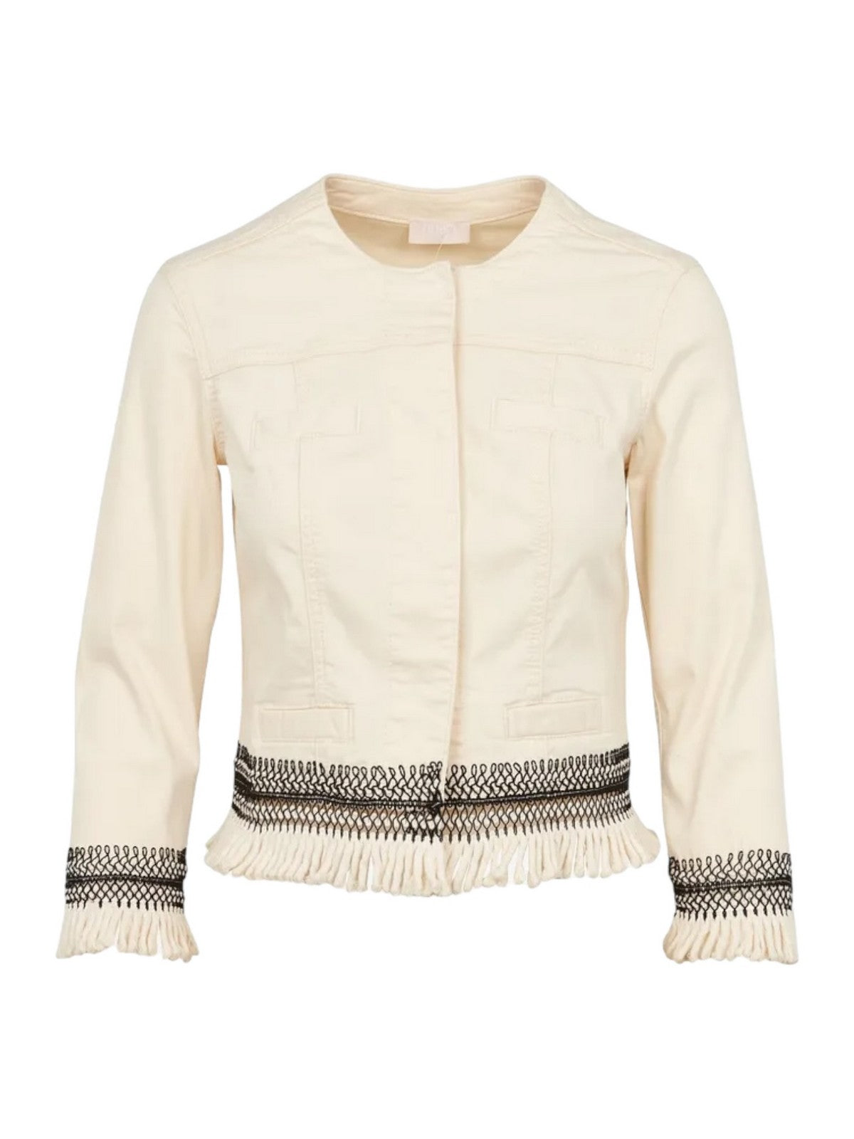 Liu Jo White Jacket Frau MA4297T4033 N9356 Beige