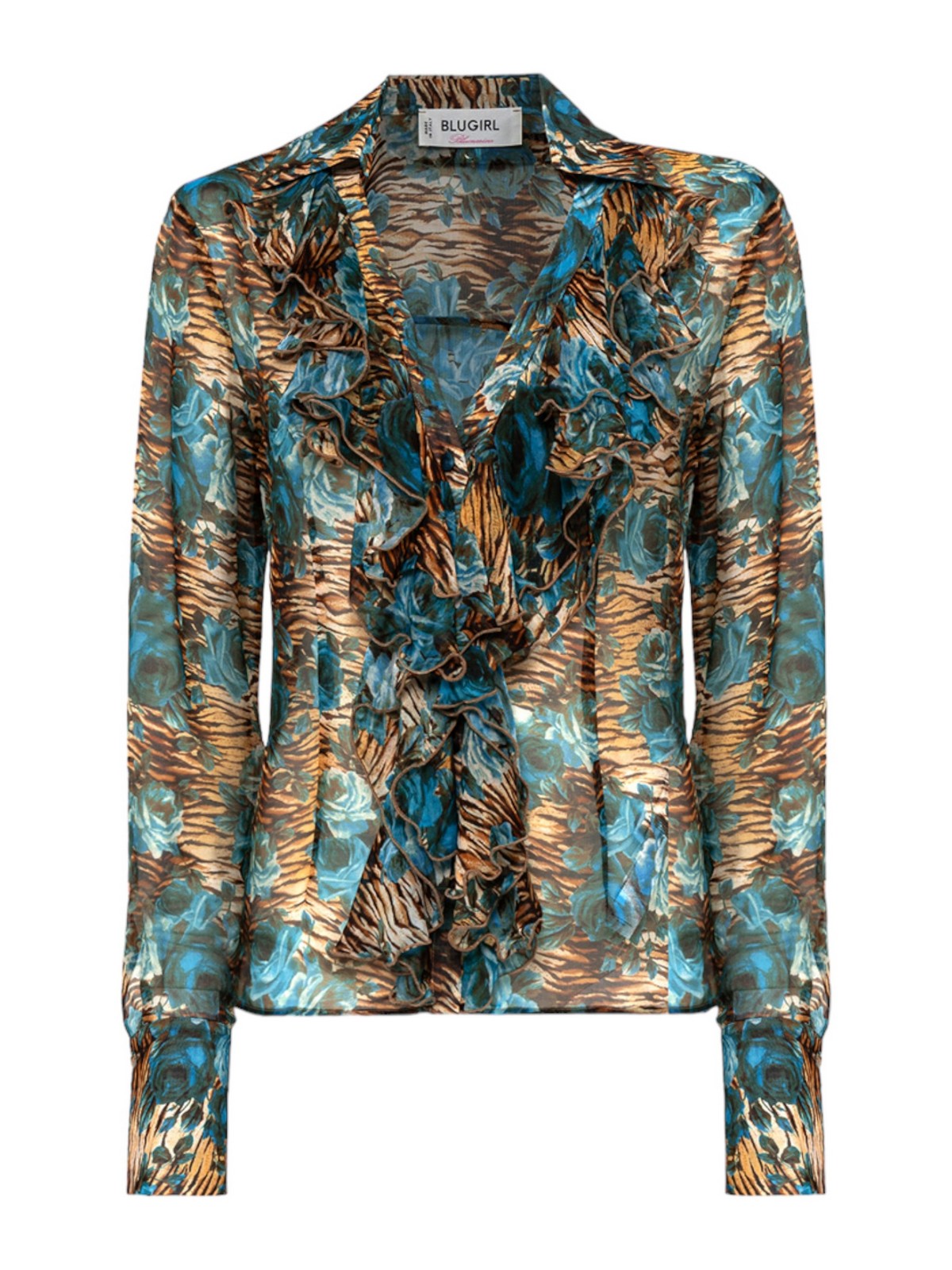 Blugirl Woman Shirt Ra4174T3079 N9208 Blue