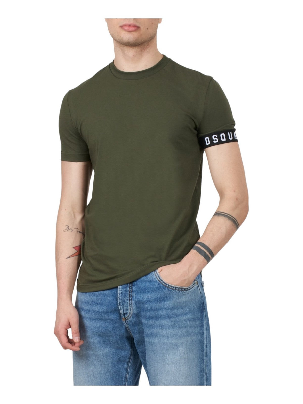 DSQUARED2 T-Shirt e Polo Uomo  D9M3S540 306 Verde gioboutiqueweb