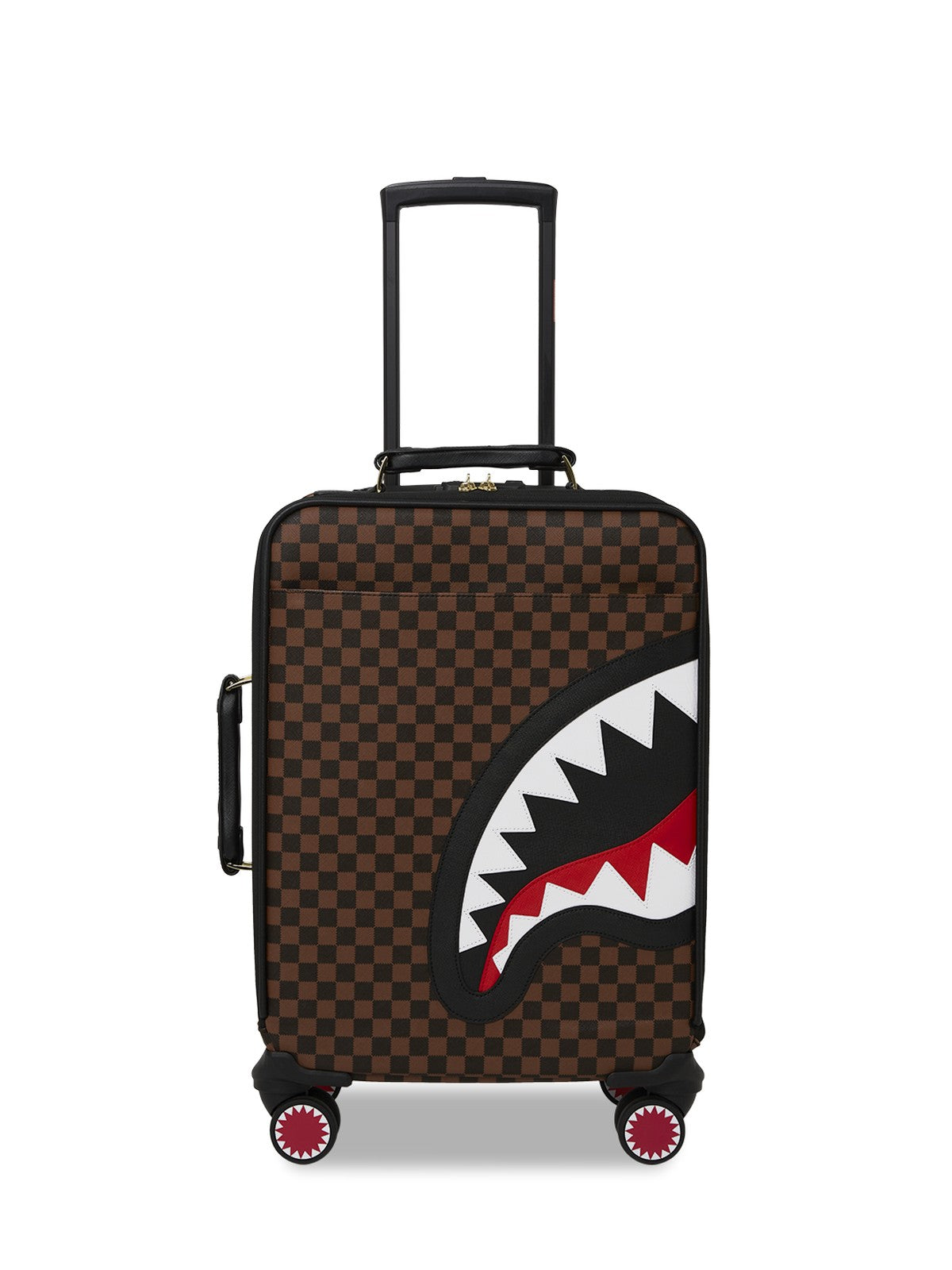 SPRAYGROUND Valigie e Trolley Uomo SAWTOOTH SHARKS IN PARIS CARRY-ON LUGGAGE 910CL270NSZ MARRONE gioboutiqueweb
