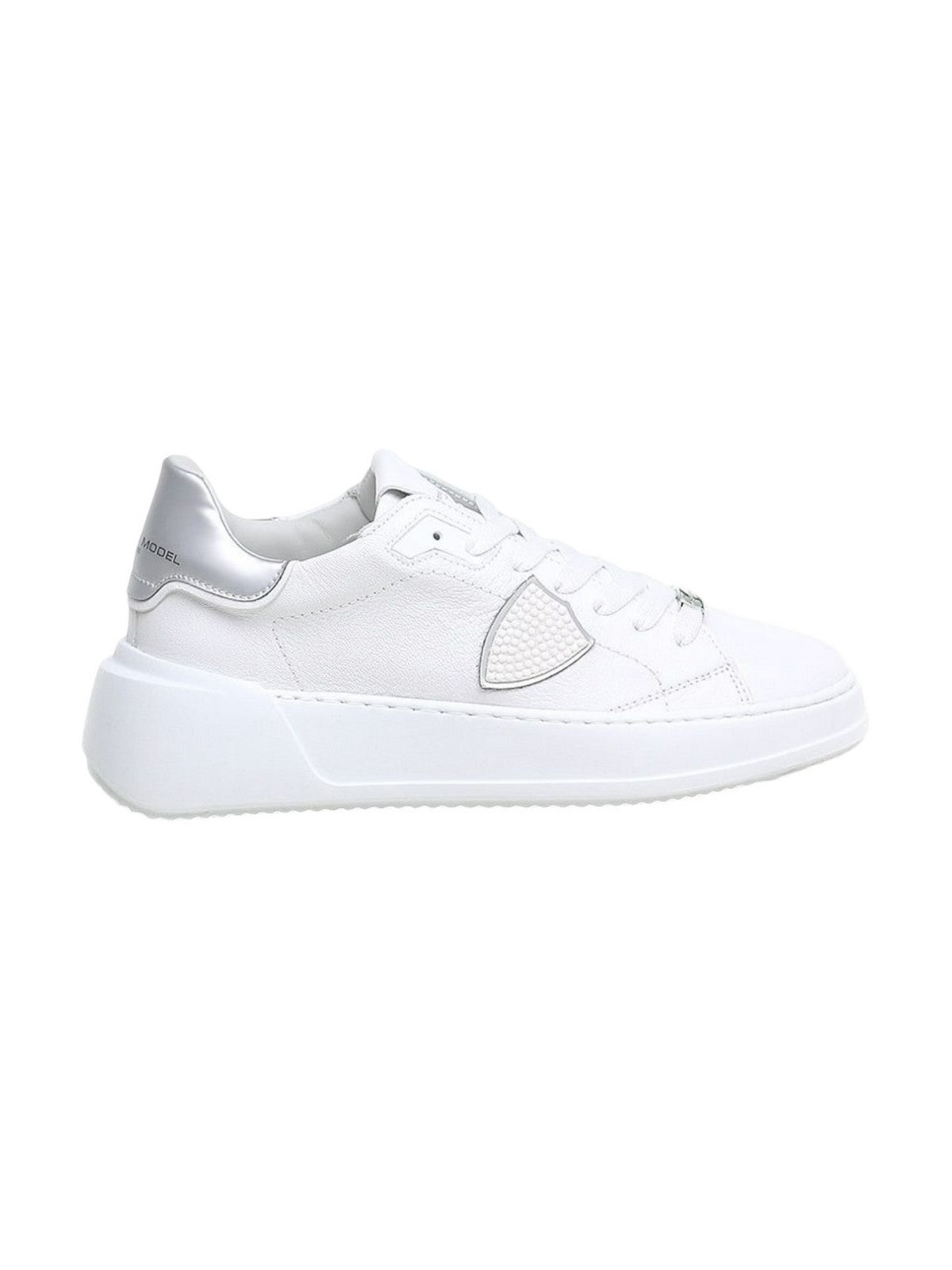 PHILIPPE MODEL Sneaker Donna Tres temple low woman BJLD VKD1 Bianco gioboutiqueweb