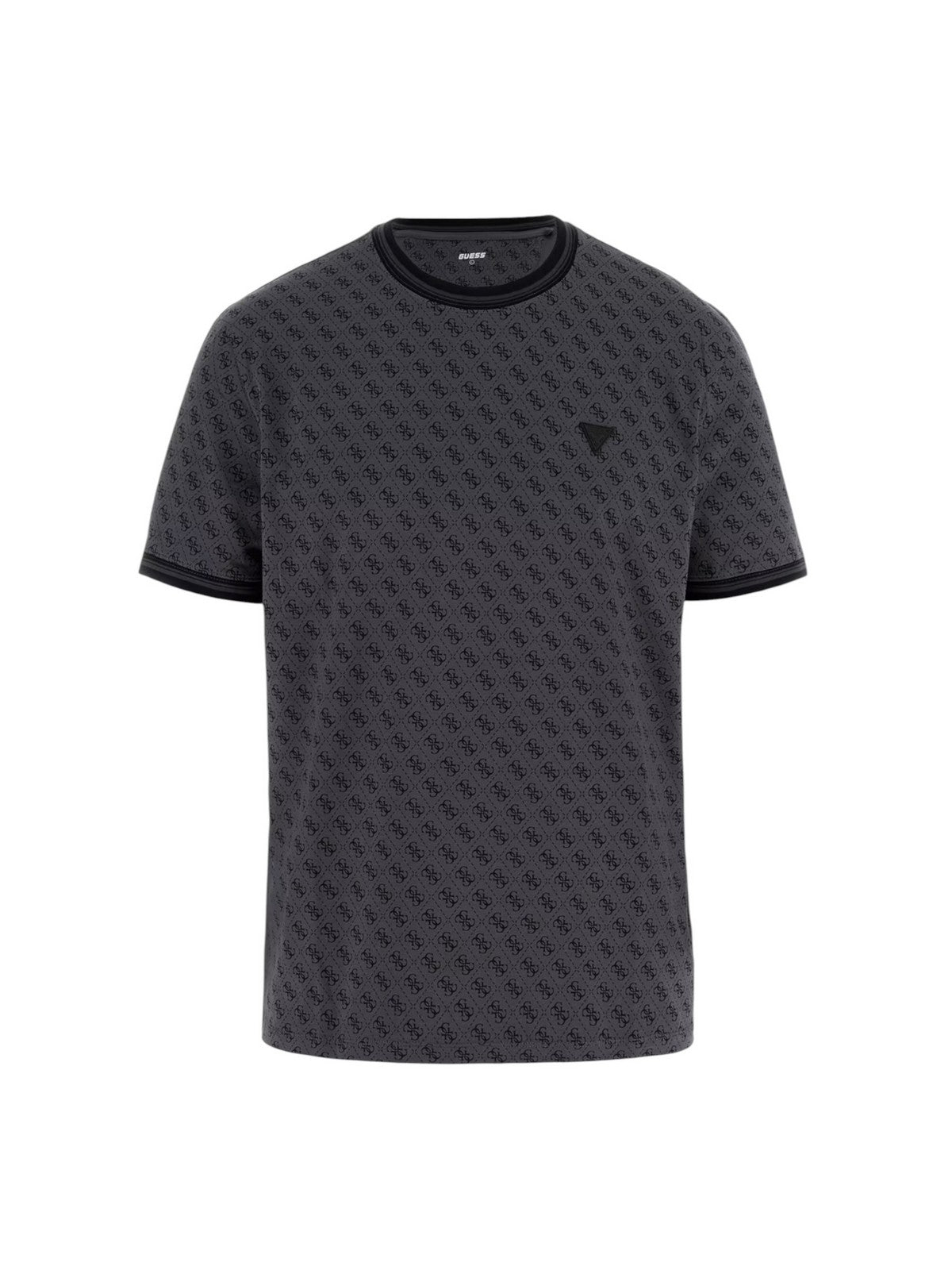 GUESS SPORT T-shirt Uomo MARSHALL T-SHIRT Z2YI05 J1314 P9NP 4G AOP BLACK
