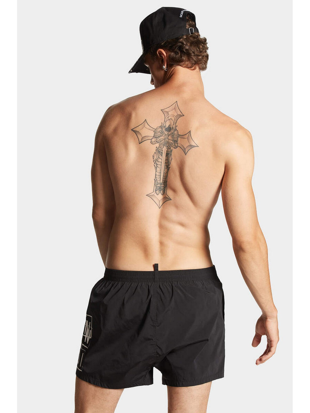DSQUARED2 Costume da bagno Uomo  D7B8P540 010 Nero gioboutiqueweb