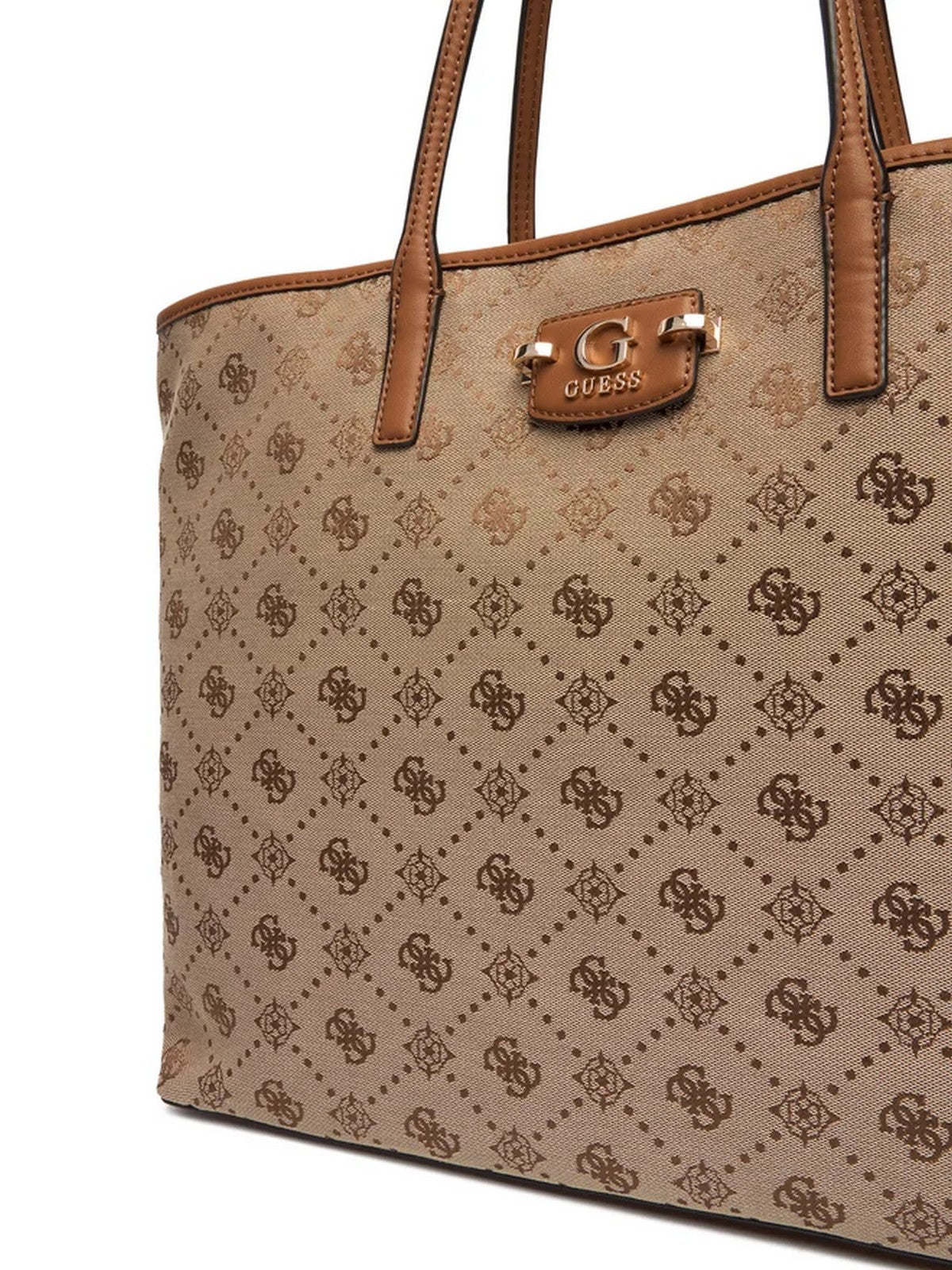 GUESS Borsa Donna NEDA LARGE 2 IN 1 TOTE HWJP96 54240 LTL LATTE LOGO