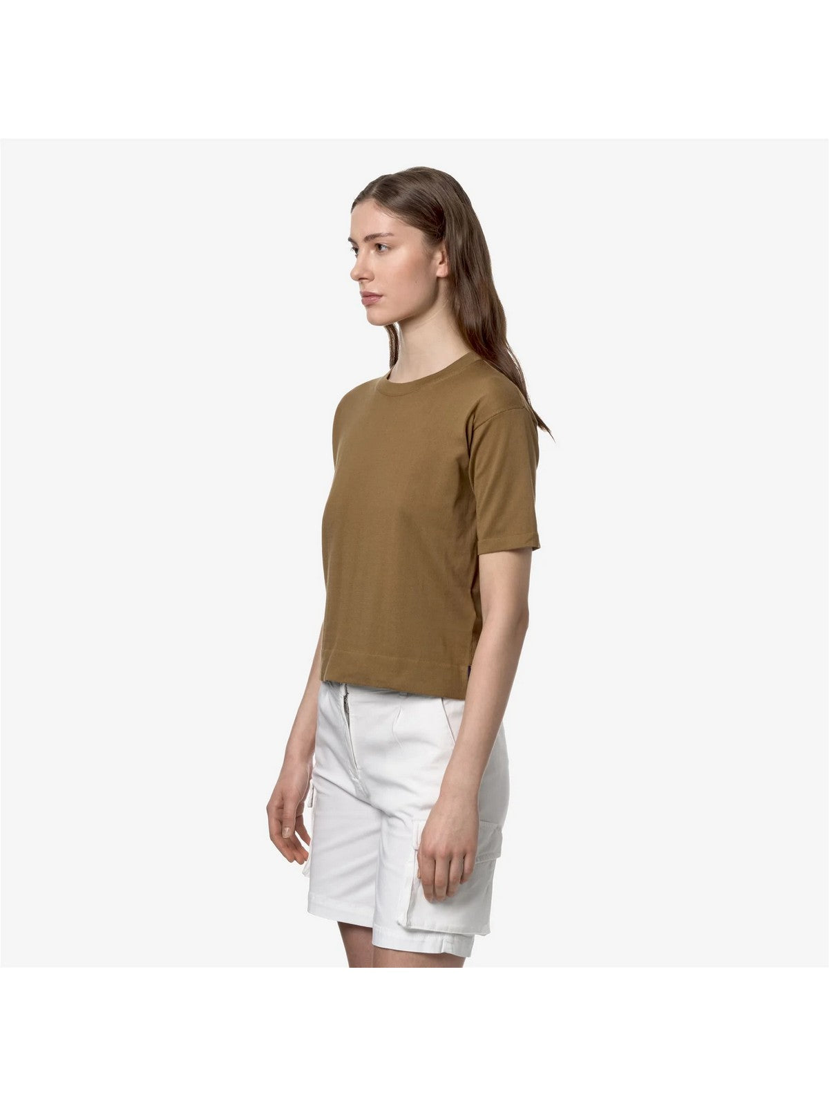 K-Way T-Shirt and Pole Woman Esmer K4126PW 045 brown