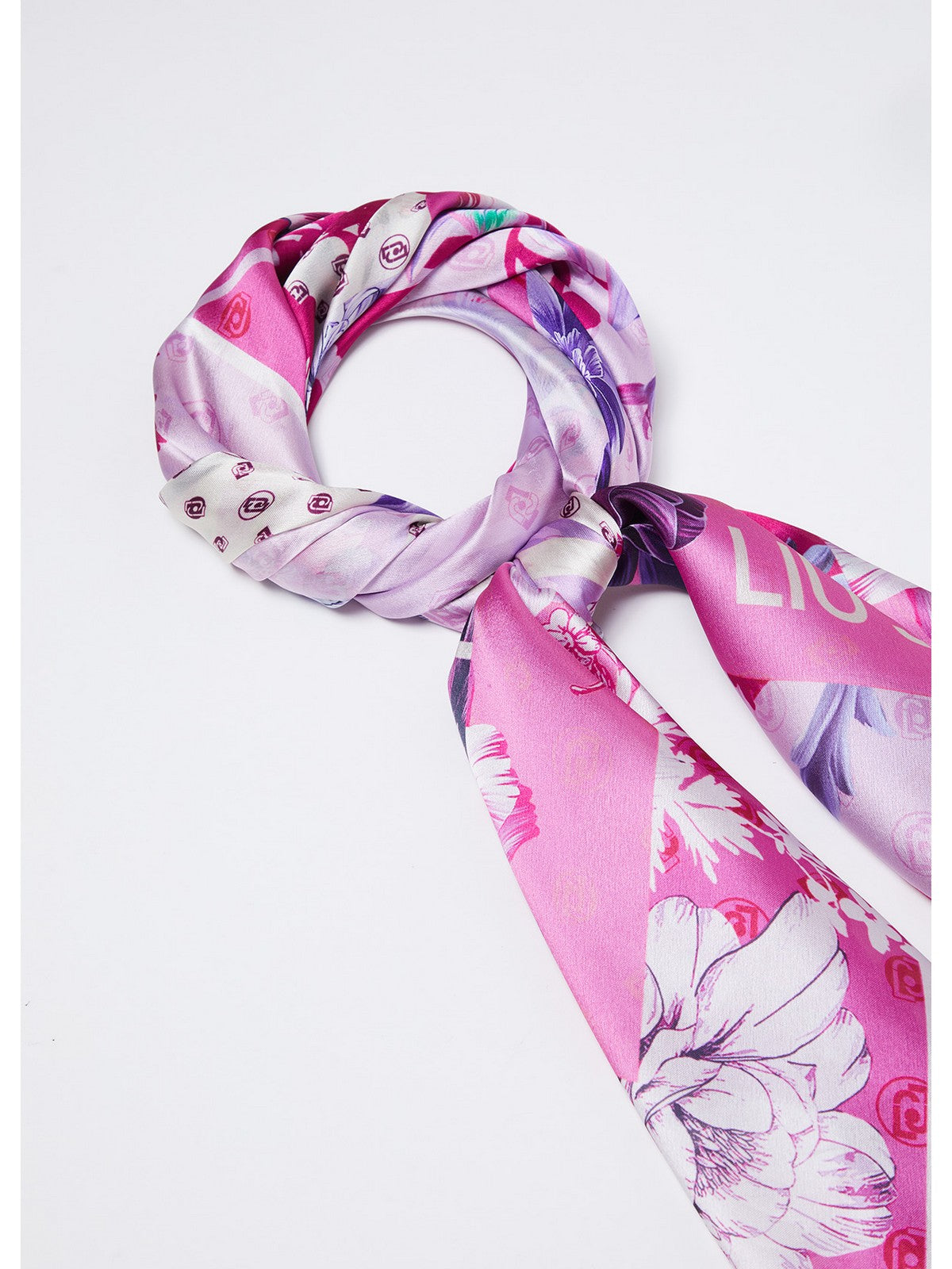 LIU JO SOFT Foulard Donna  2A4039T0300 00021 Rosa gioboutiqueweb