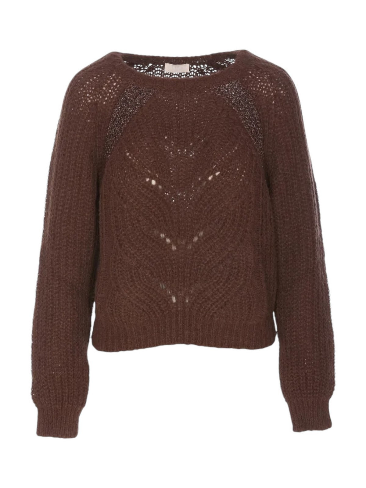 LIU JO WHITE Maglione Donna  WF4527MAG71 91218 Marrone gioboutiqueweb
