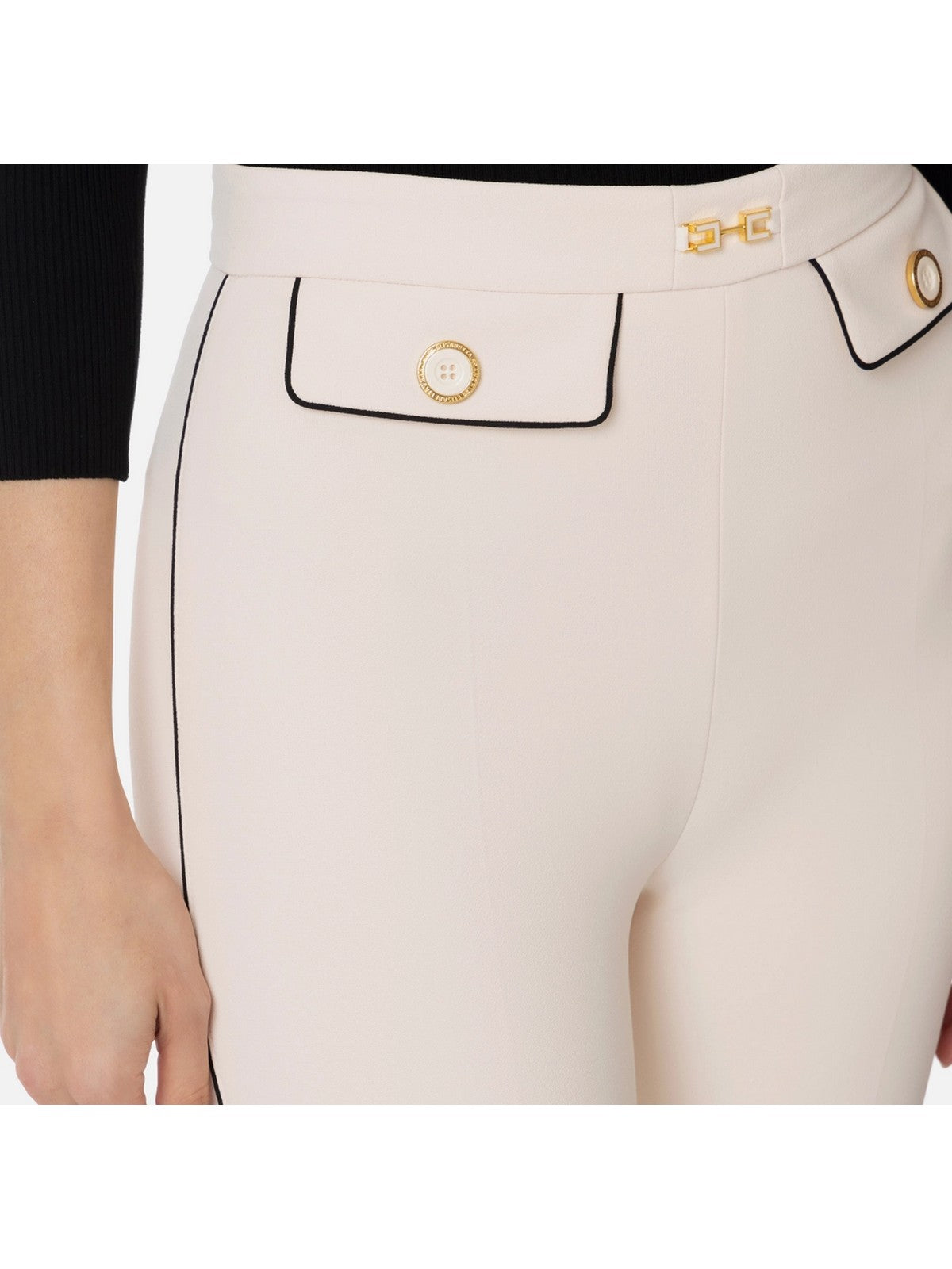 ELISABETTA FRANCHI Pantalone Donna  PAT7151E2-E84 Beige gioboutiqueweb
