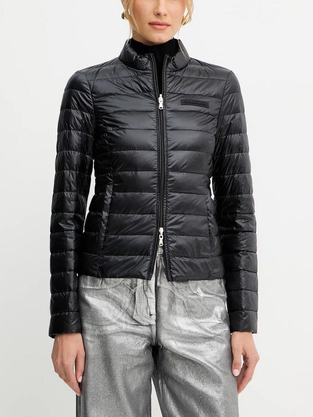 PATRIZIA PEPE Piumino Donna  8O0178 A631 K103 NERO gioboutiqueweb