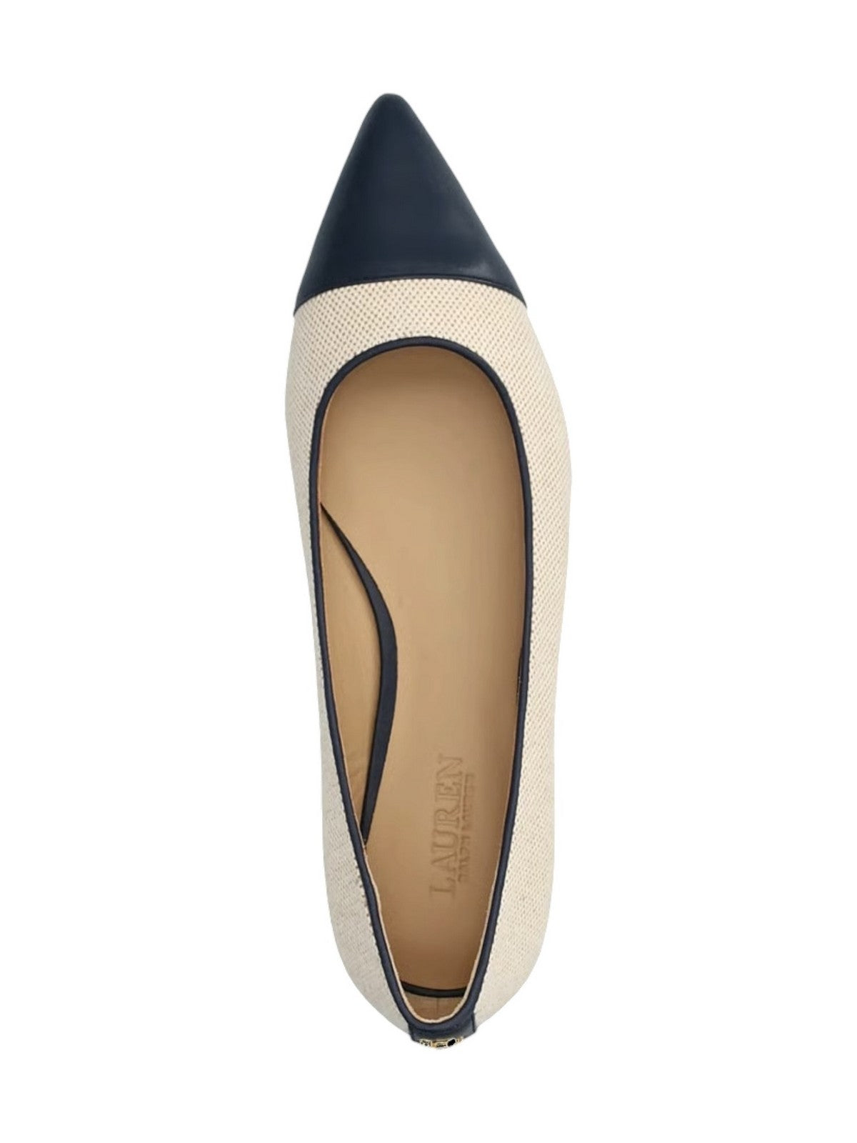 LAUREN RALPH LAUREN Ballerina Donna  802P10530 002 NTRL/BUFF/REFINED NAVY