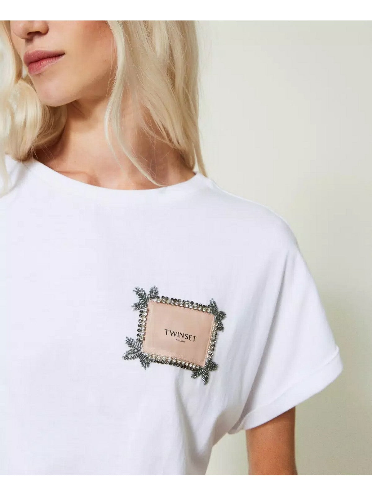 TWINSET T-Shirt e Polo Donna  241TP2211 00001 Bianco gioboutiqueweb